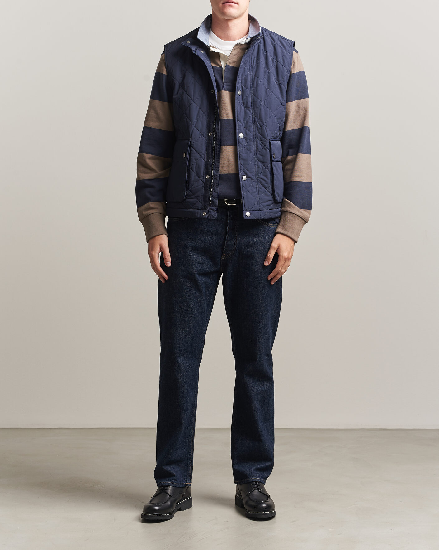 Mies | Ulkoliivit | Gant | Classic Quilted Vest Evening Blue