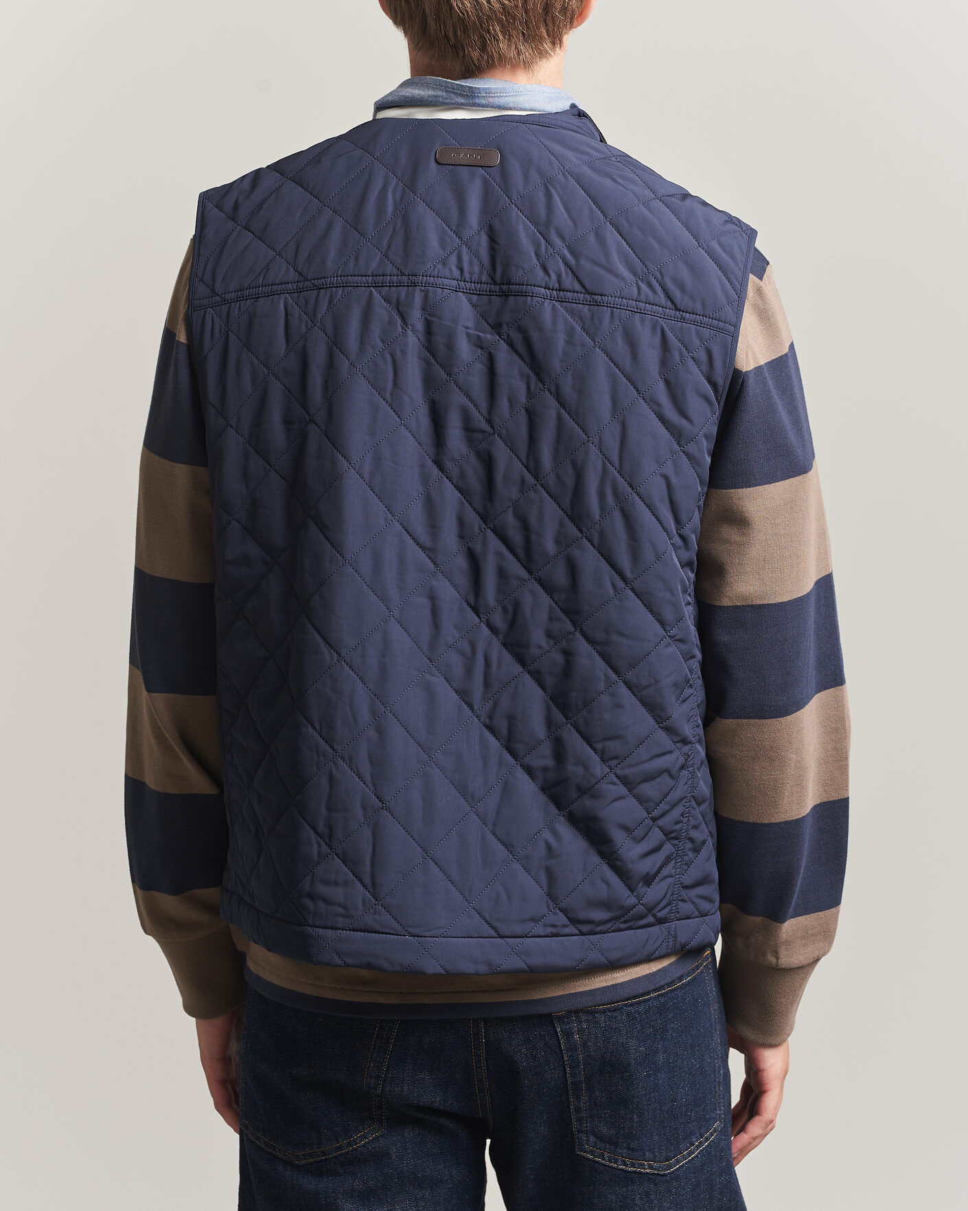 Mies | Ulkoliivit | Gant | Classic Quilted Vest Evening Blue