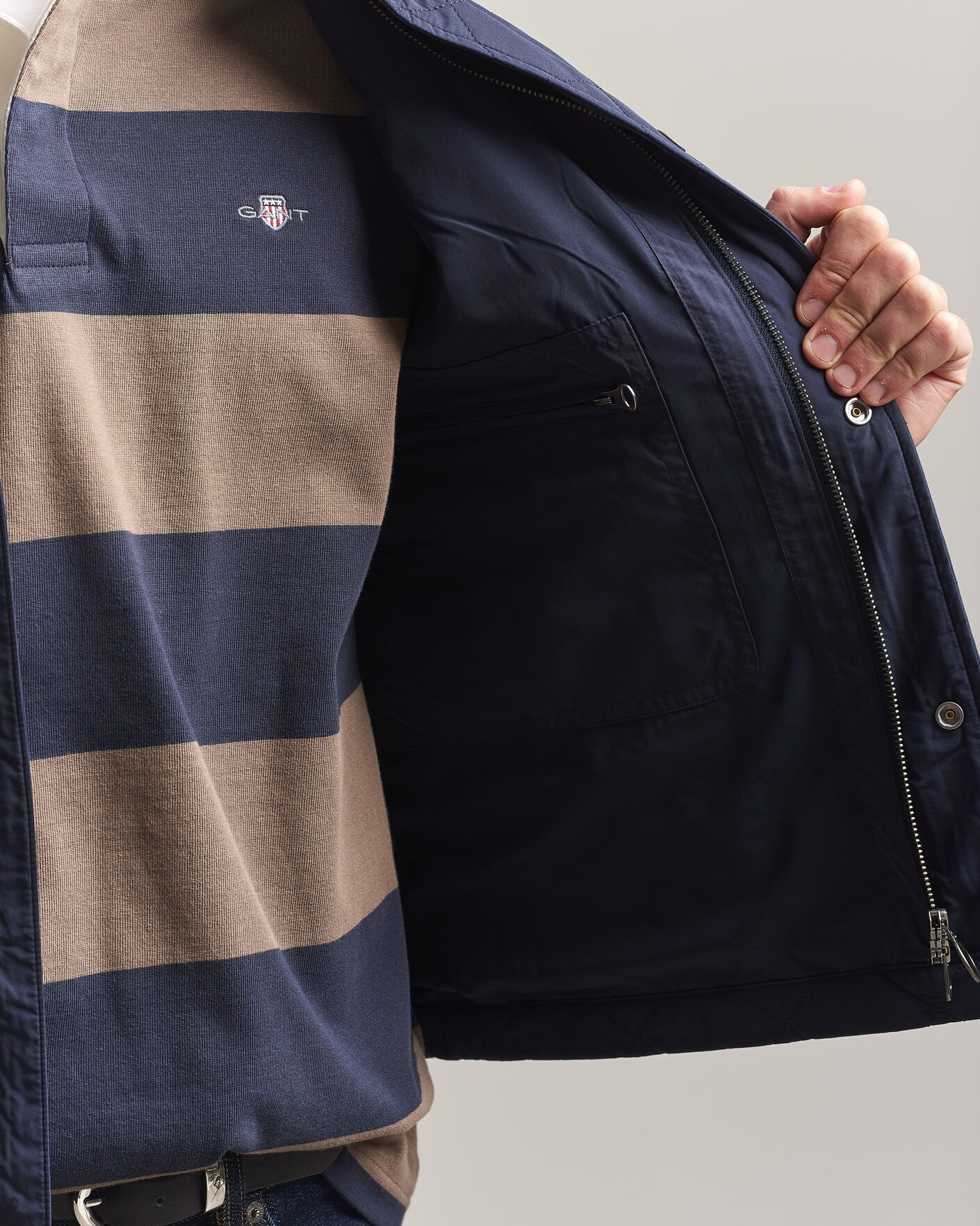 Mies | Ulkoliivit | Gant | Classic Quilted Vest Evening Blue