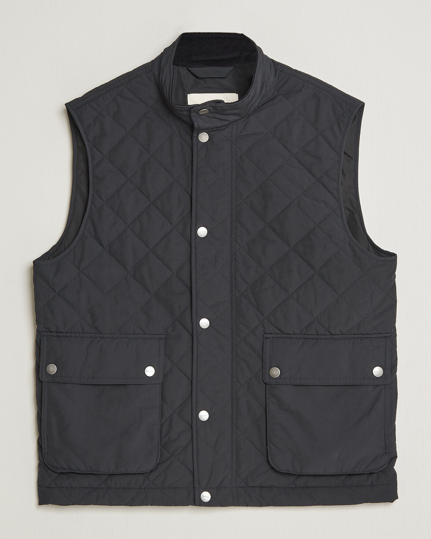 Mies | Ulkoliivit | Gant | Classic Quilted Vest Black