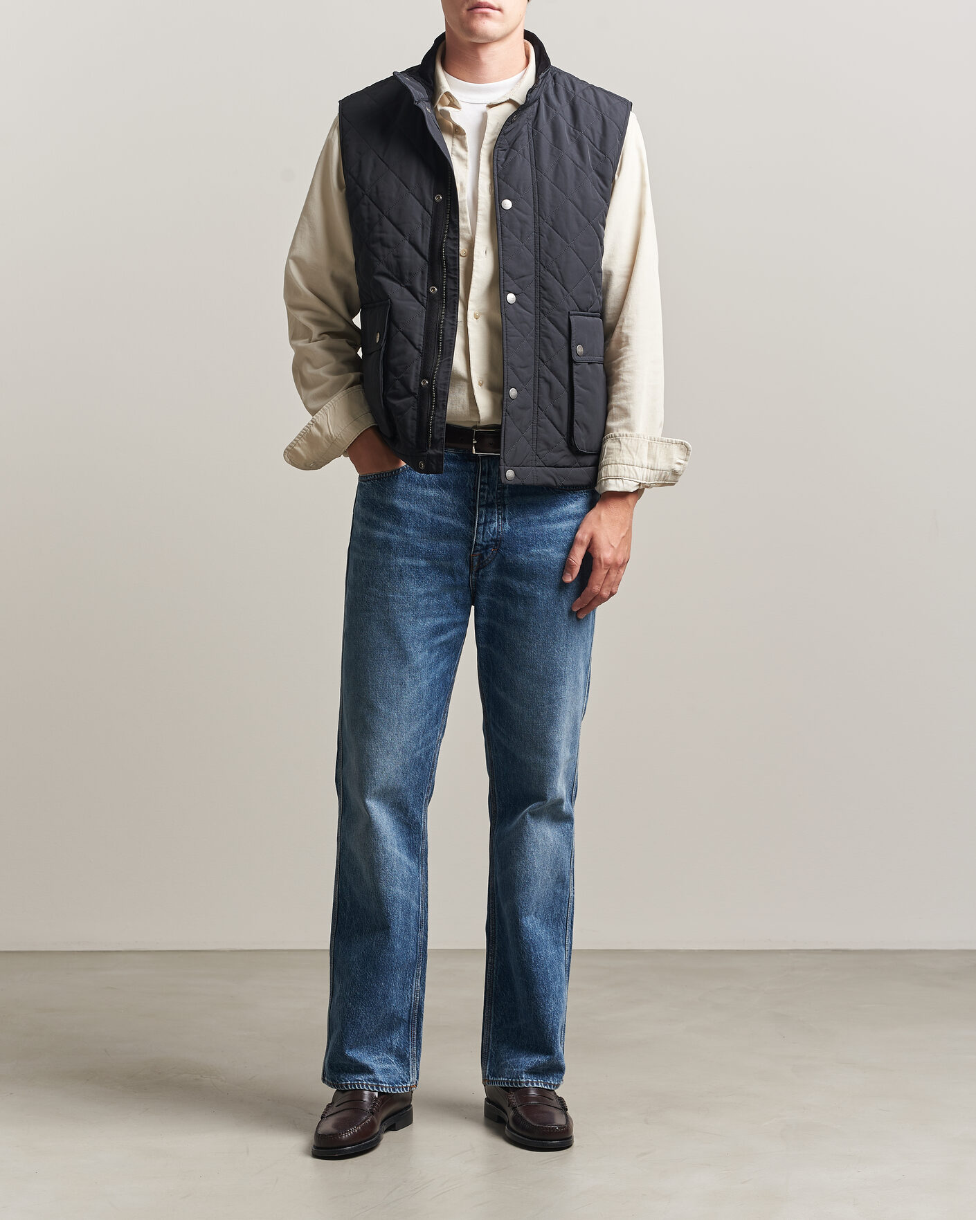 Mies | Ulkoliivit | Gant | Classic Quilted Vest Black