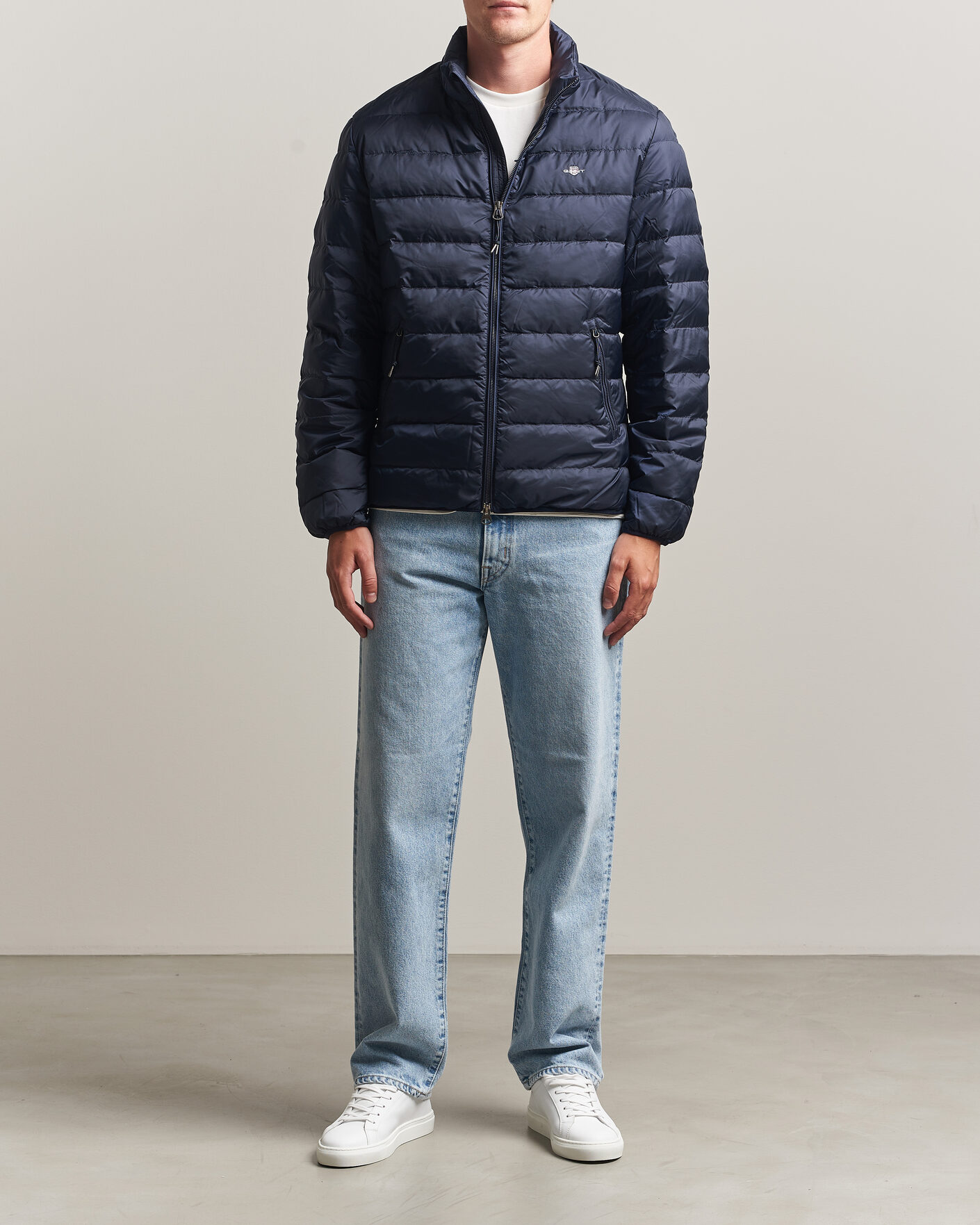 Mies | Takit | Gant | Light Down Jacket Evening Blue