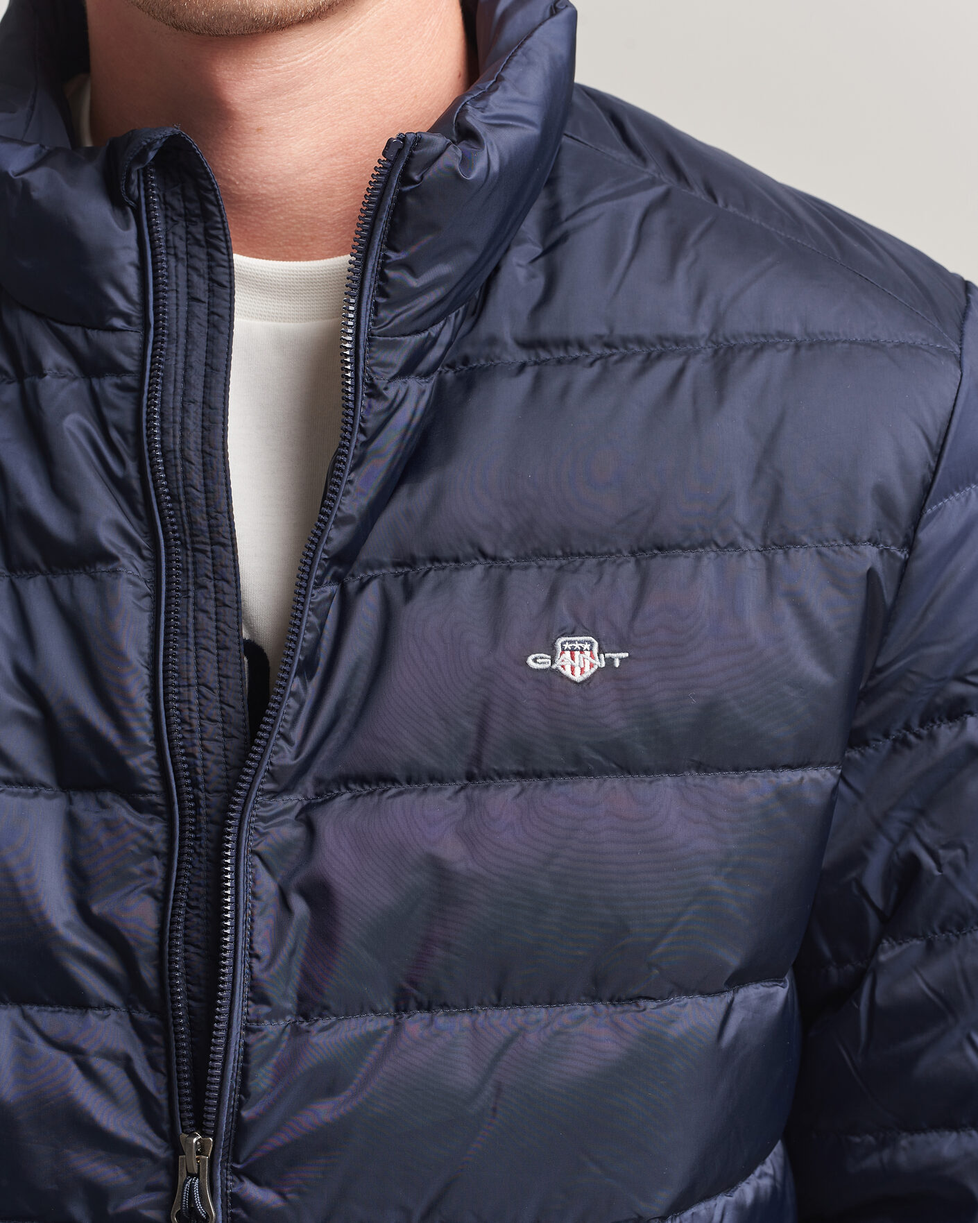 Mies | Takit | Gant | Light Down Jacket Evening Blue