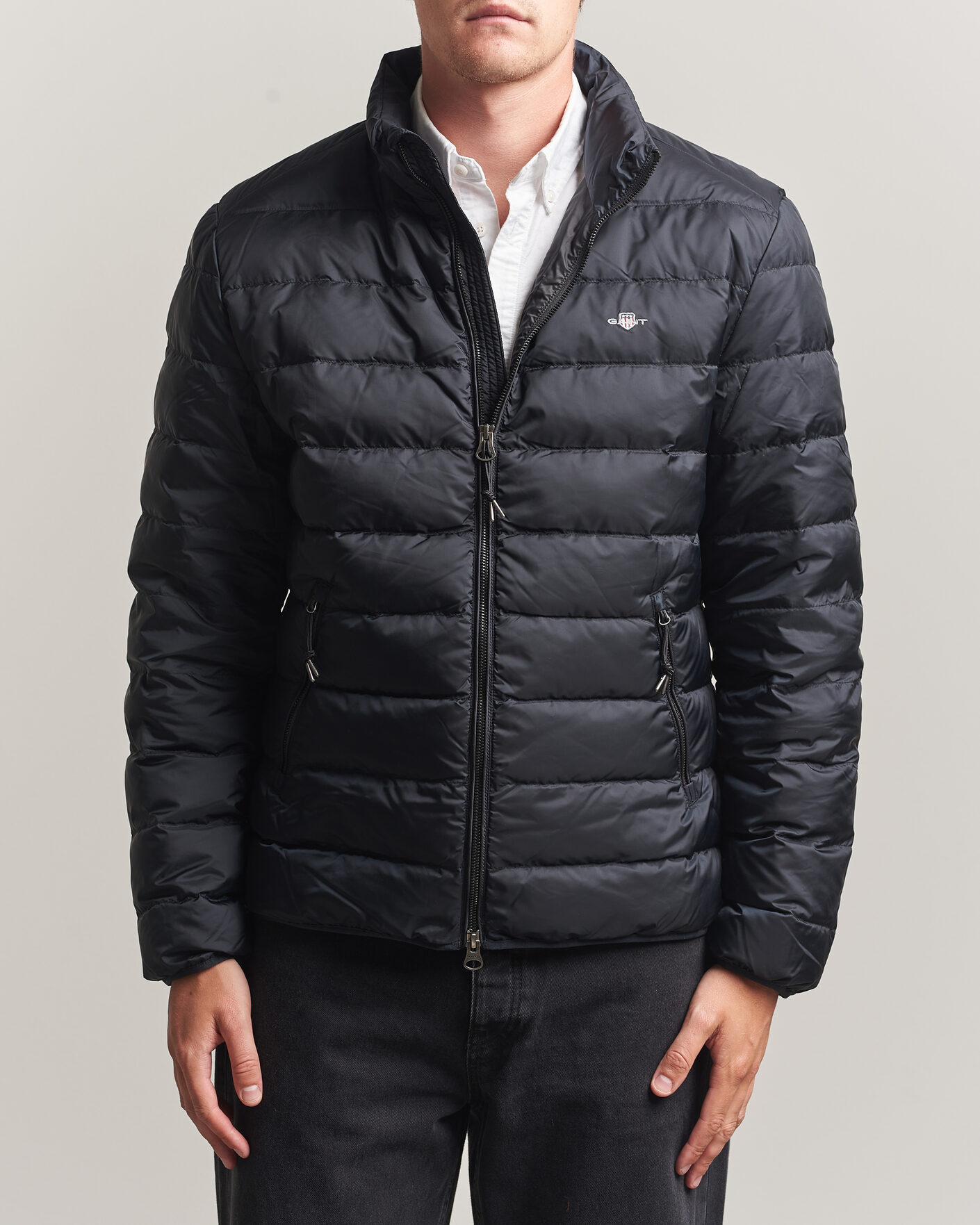Mies | Takit | Gant | Light Down Jacket Black