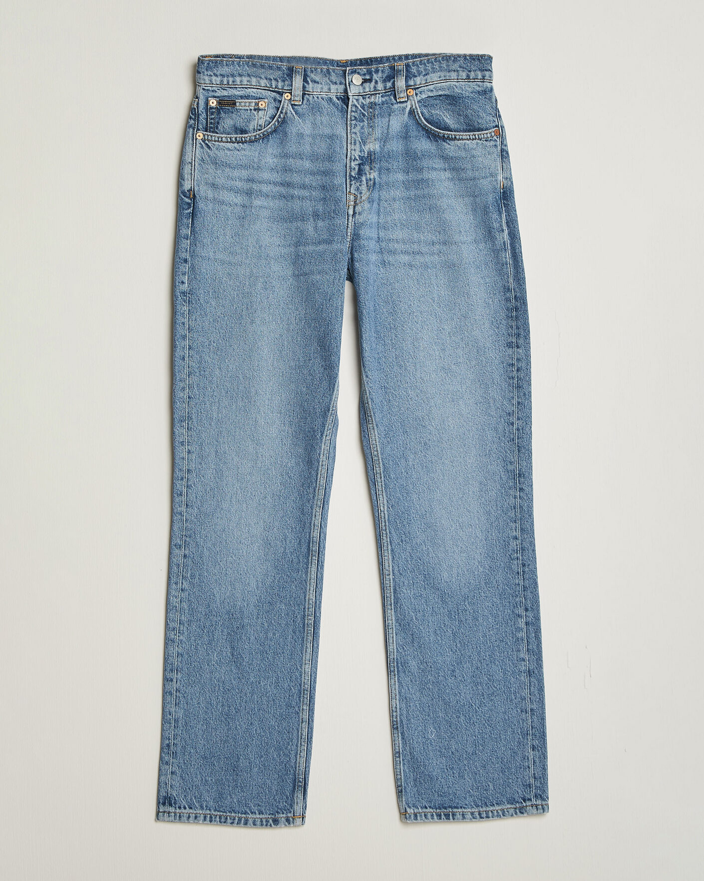 Mies | Farkut | Gant | Straight Fit Jeans Mid Blue Broken In
