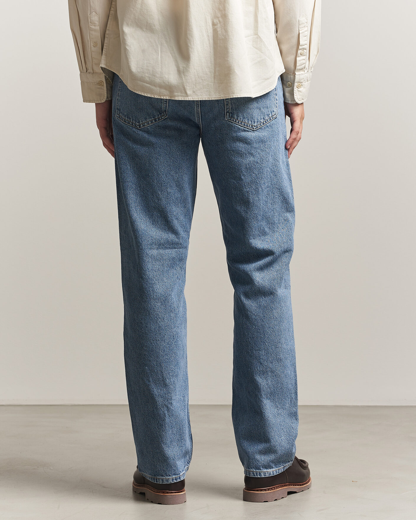 Mies | Farkut | Gant | Straight Fit Jeans Mid Blue Broken In