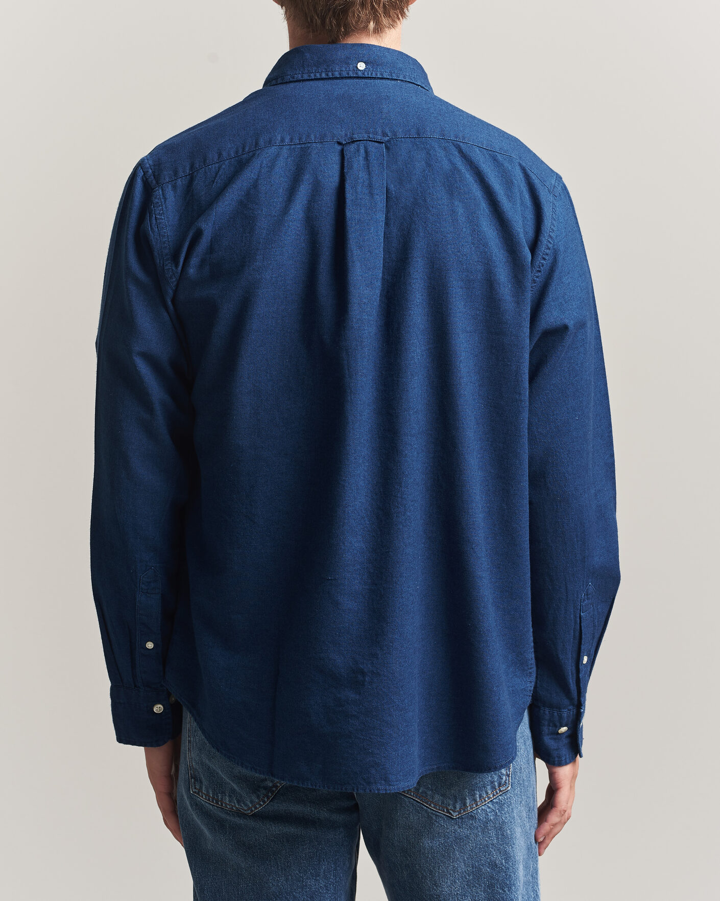 Mies | Kauluspaidat | Gant | Regular Fit Indigo Oxford Shirt Dark Blue