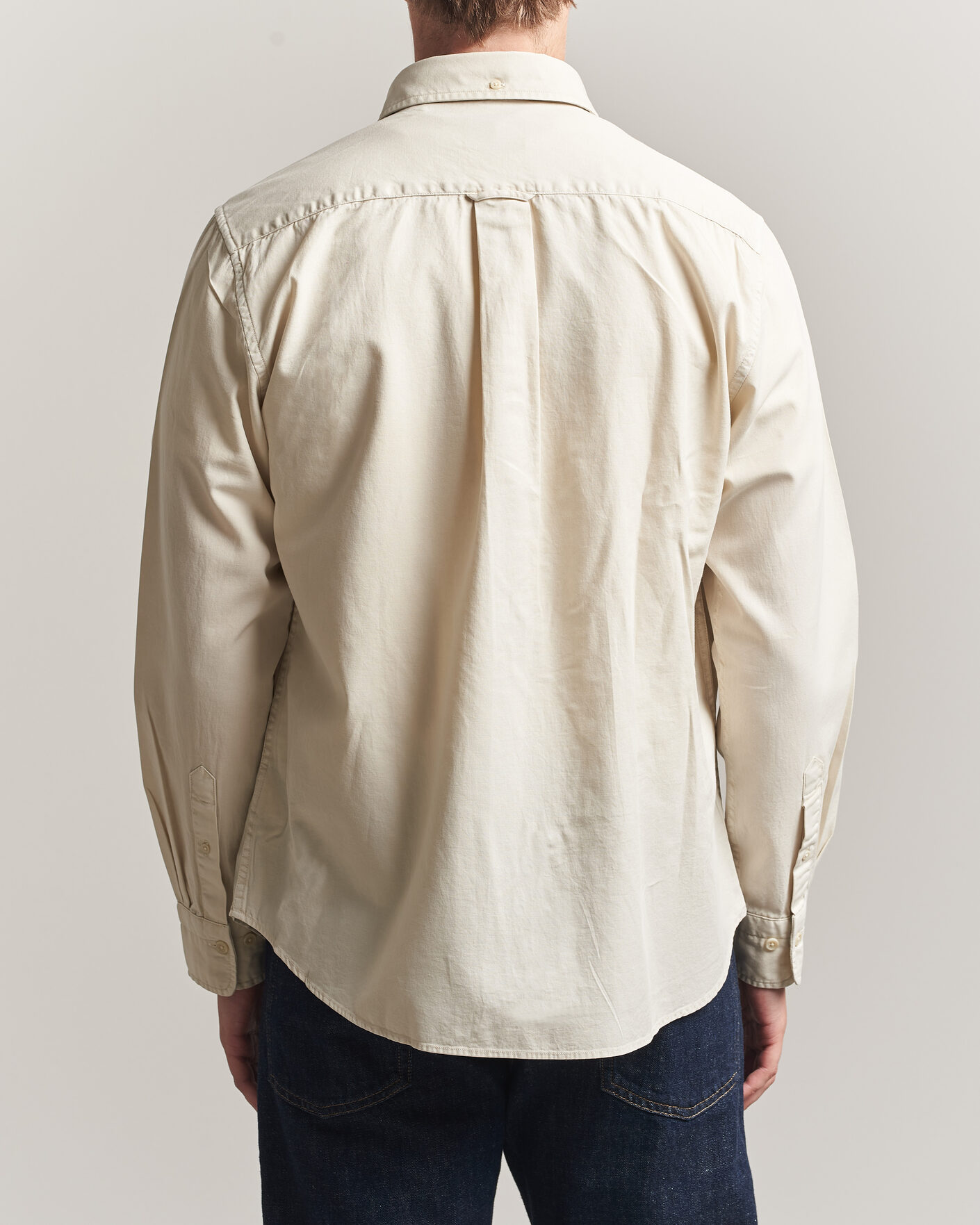 Mies | Kauluspaidat | Gant | Regular Fit Garment Dyed Twill Shirt Sand