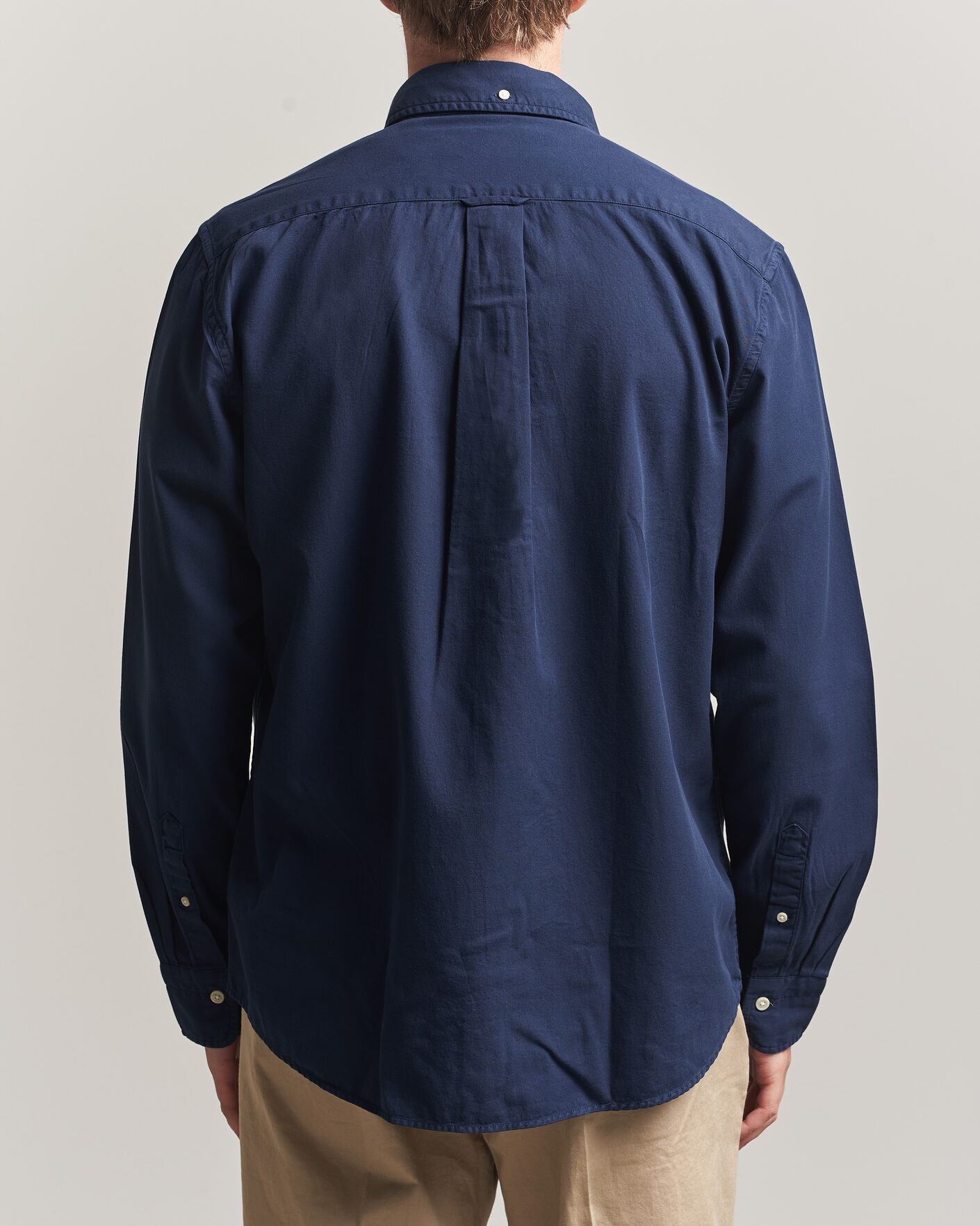 Mies | Kauluspaidat | Gant | Regular Fit Garment Dyed Twill Shirt Evening Blue
