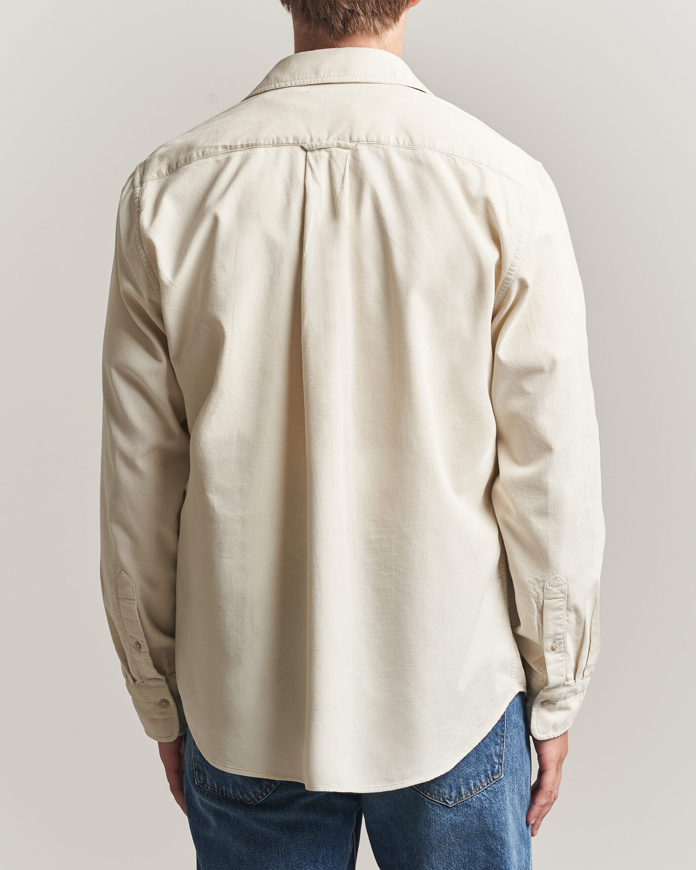 Mies | Kauluspaidat | Gant | Regular Fit Baby Cord Shirt Sand