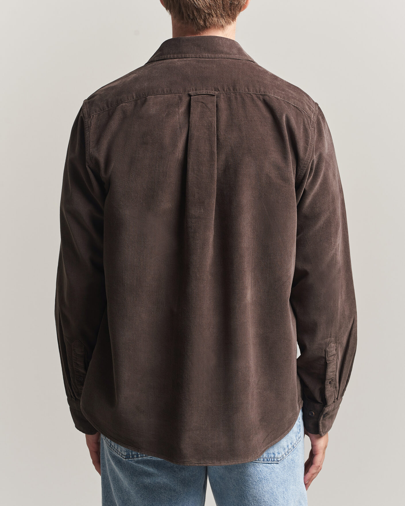 Mies | Kauluspaidat | Gant | Regular Fit Baby Cord Shirt Shadow Brown