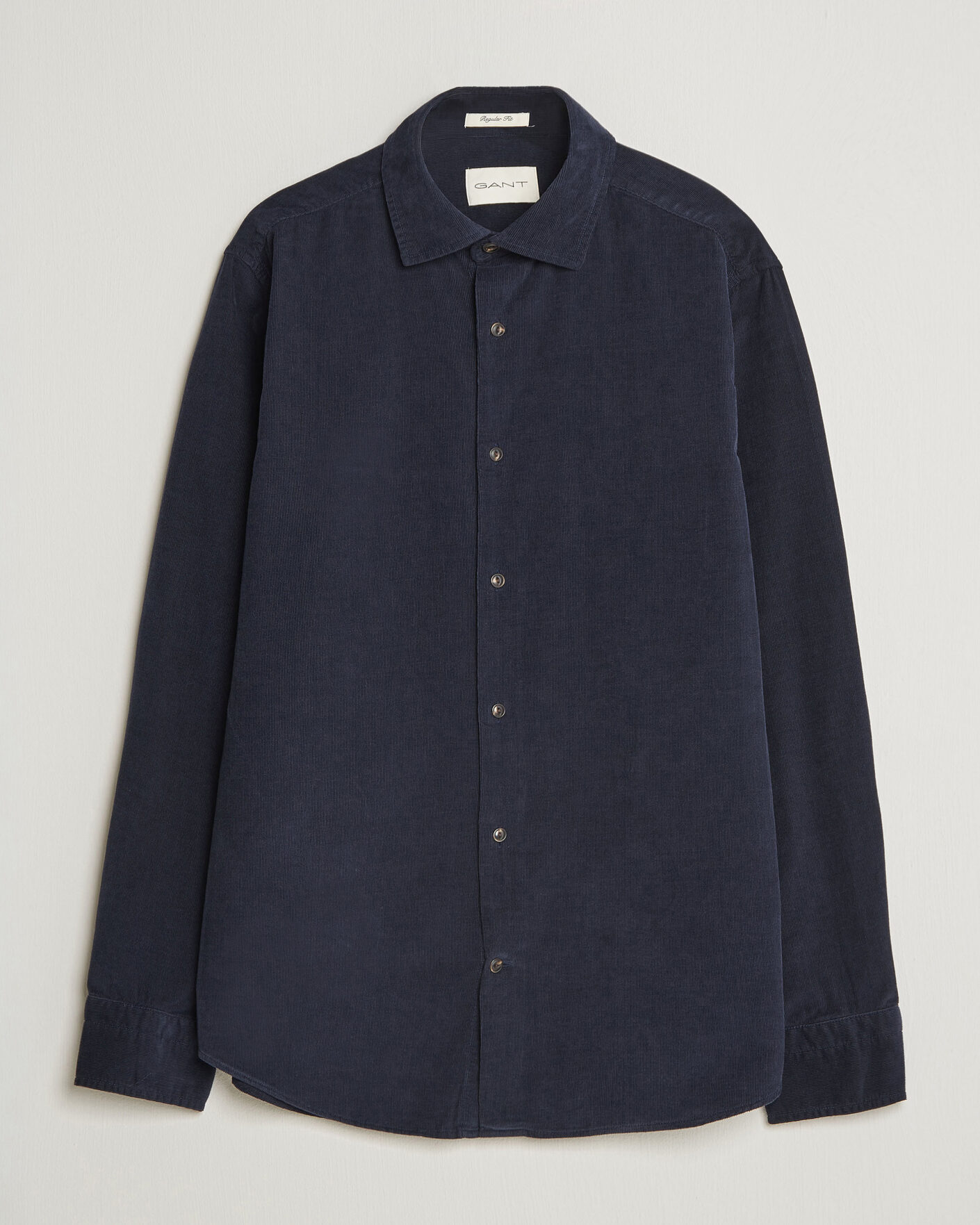 Mies | Kauluspaidat | Gant | Regular Fit Baby Cord Shirt Evening Blue