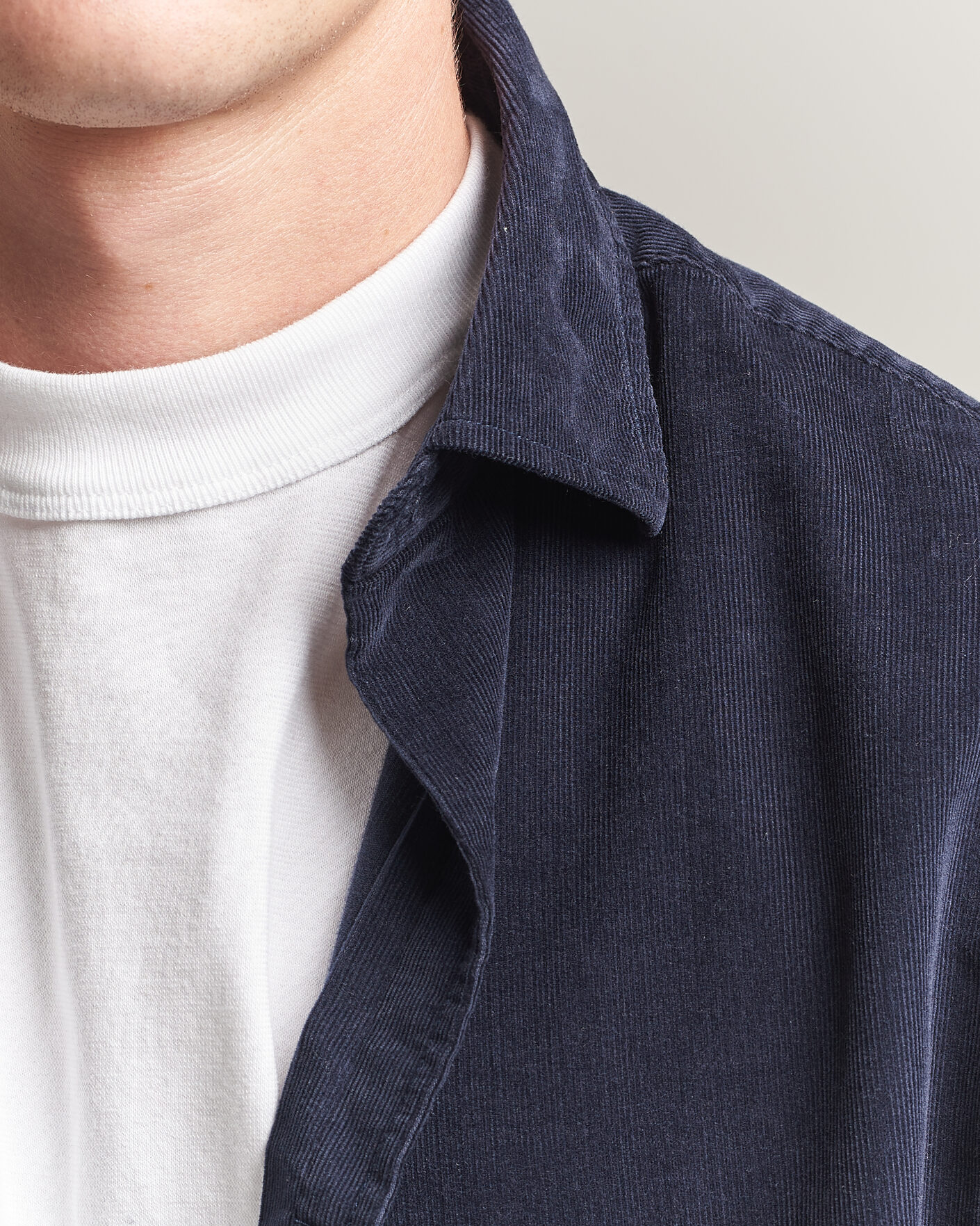 Mies | Kauluspaidat | Gant | Regular Fit Baby Cord Shirt Evening Blue