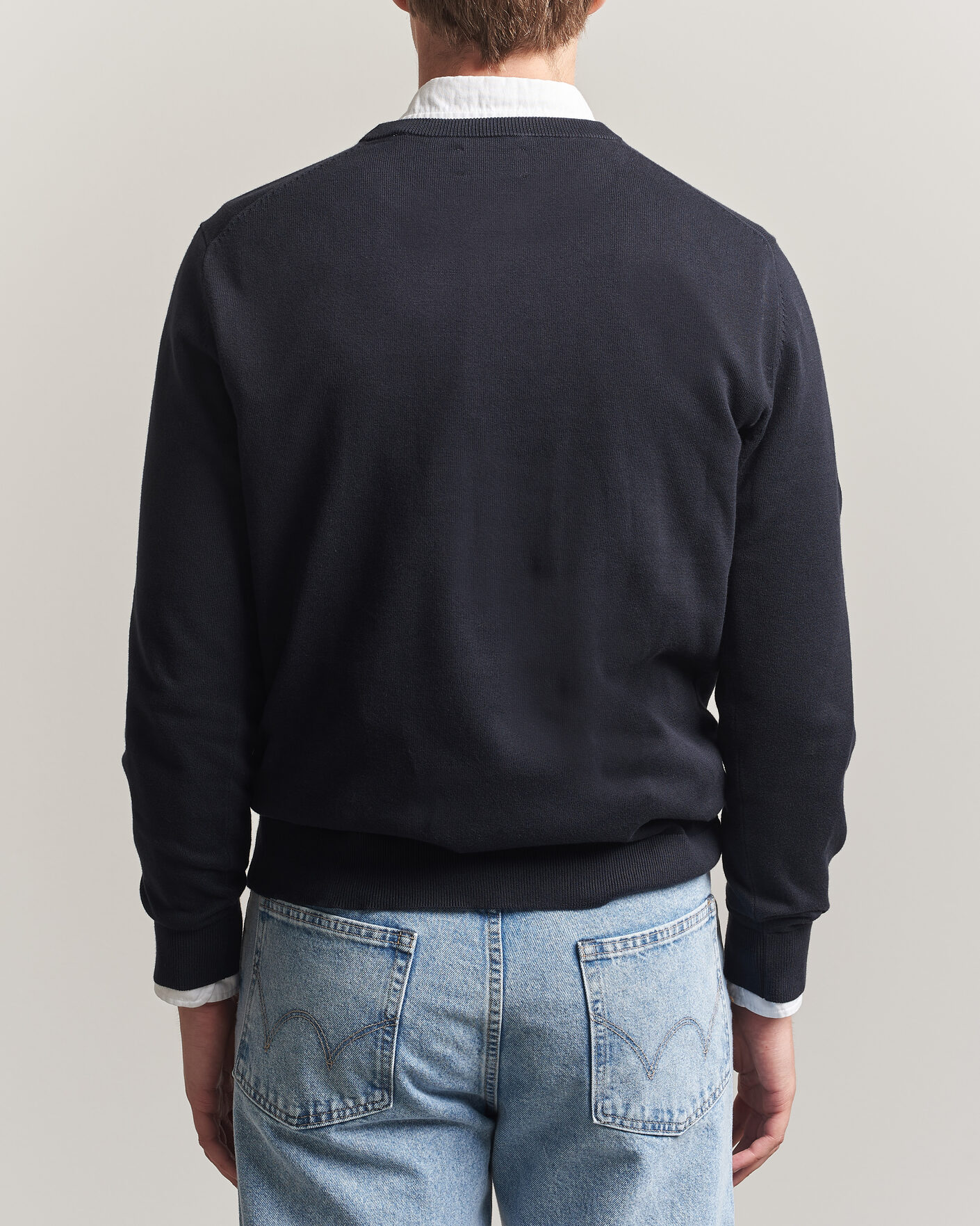 Mies | Puserot | Gant | Classic Cotton Crew Neck Black