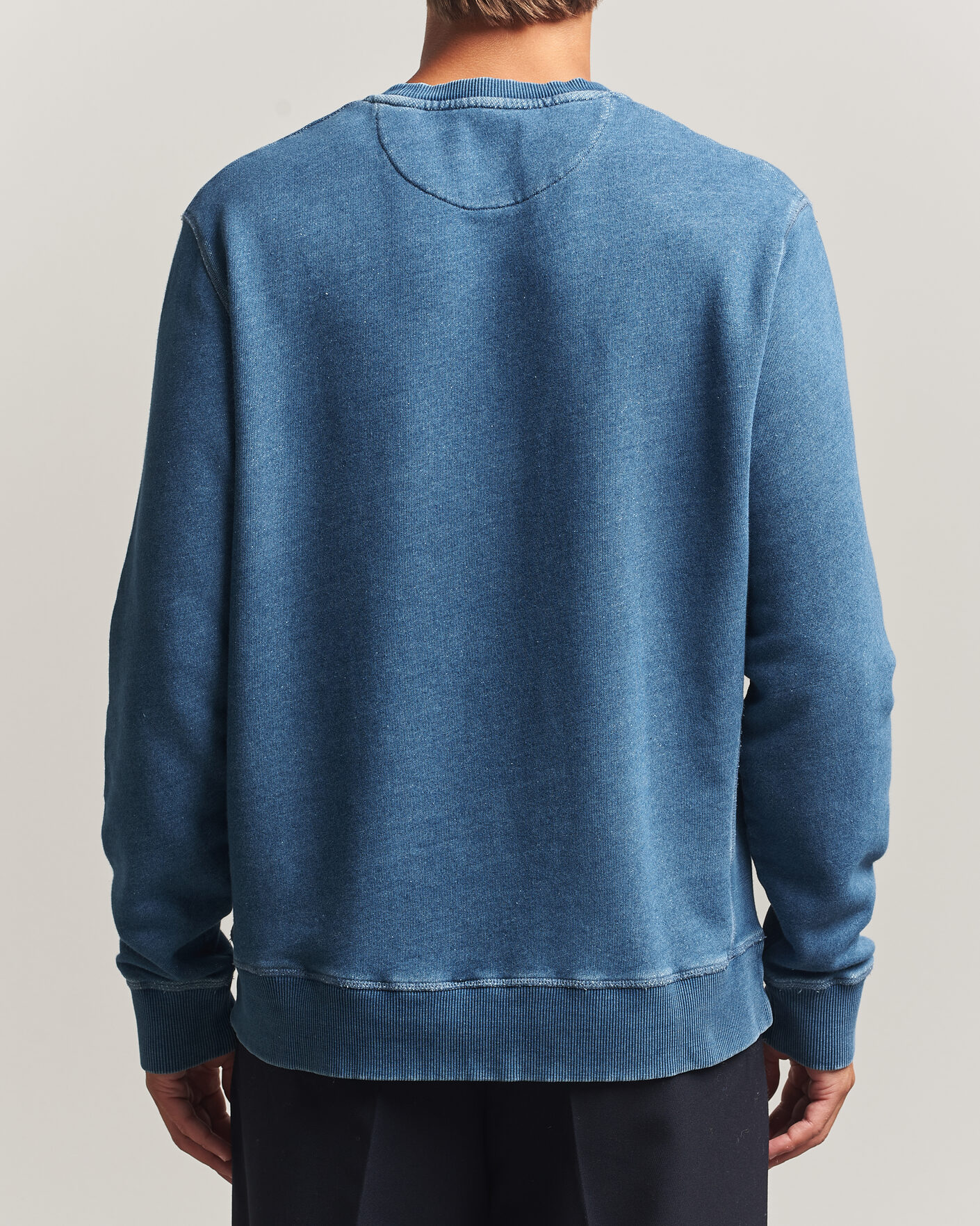 Mies | Puserot | Gant | Vintage Crew Neck Sweatshirt Indigo