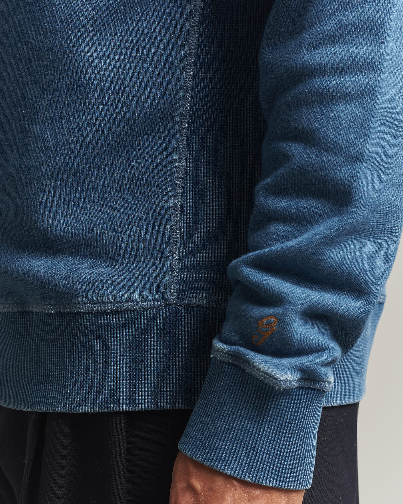 Mies | Puserot | Gant | Vintage Crew Neck Sweatshirt Indigo