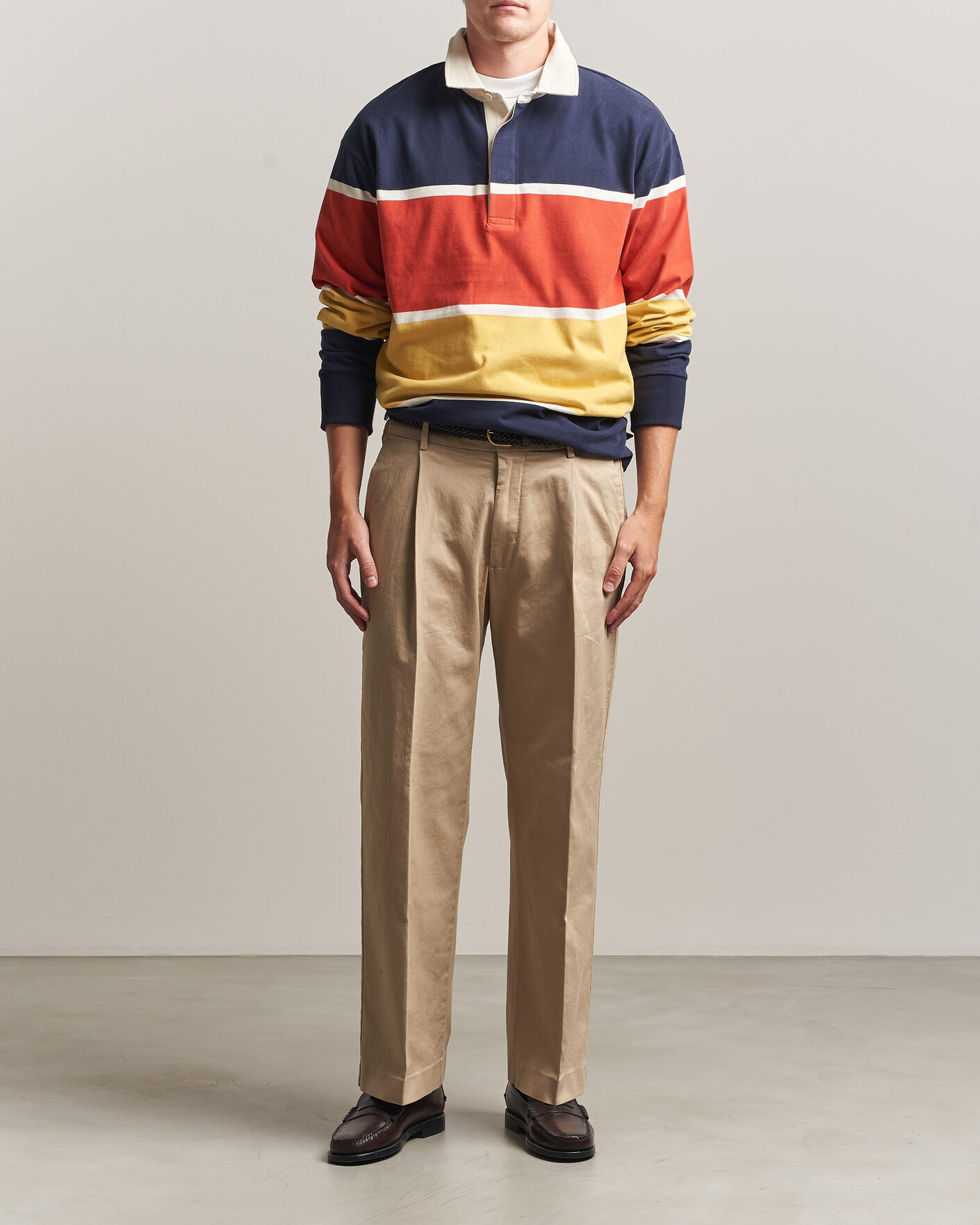 Mies | Puserot | Gant | Striped Rugger Multi