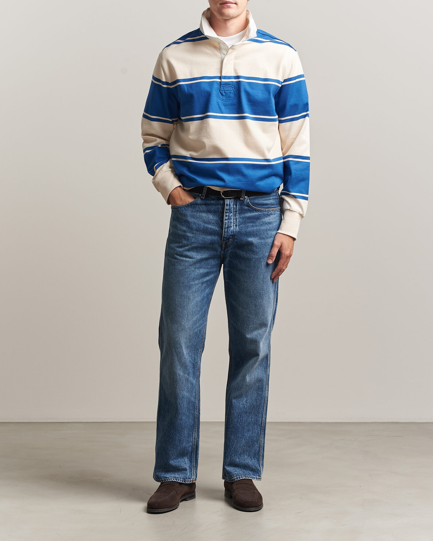 Mies | Puserot | Gant | Striped Rugger Nautical Blue