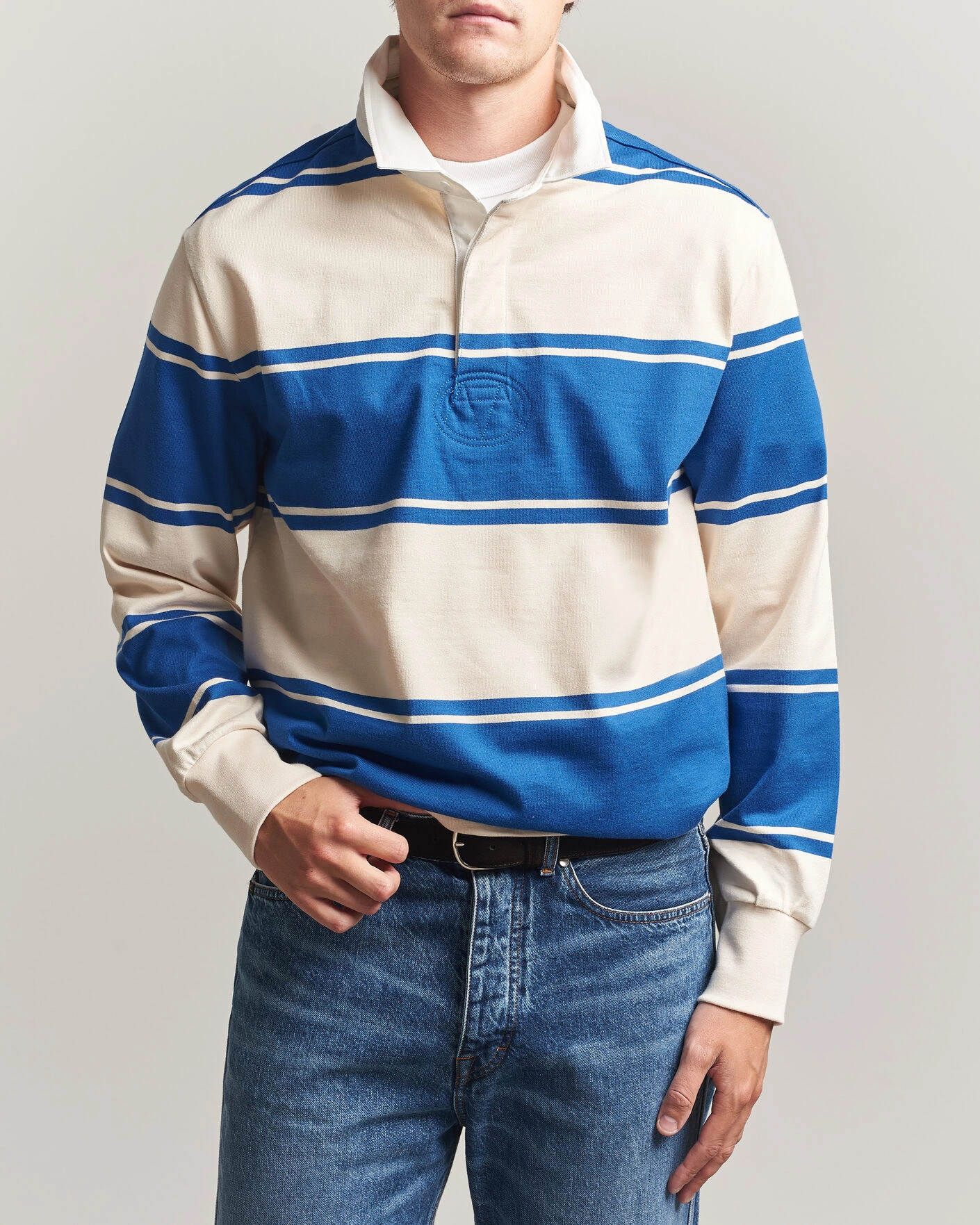 Mies | Puserot | Gant | Striped Rugger Nautical Blue