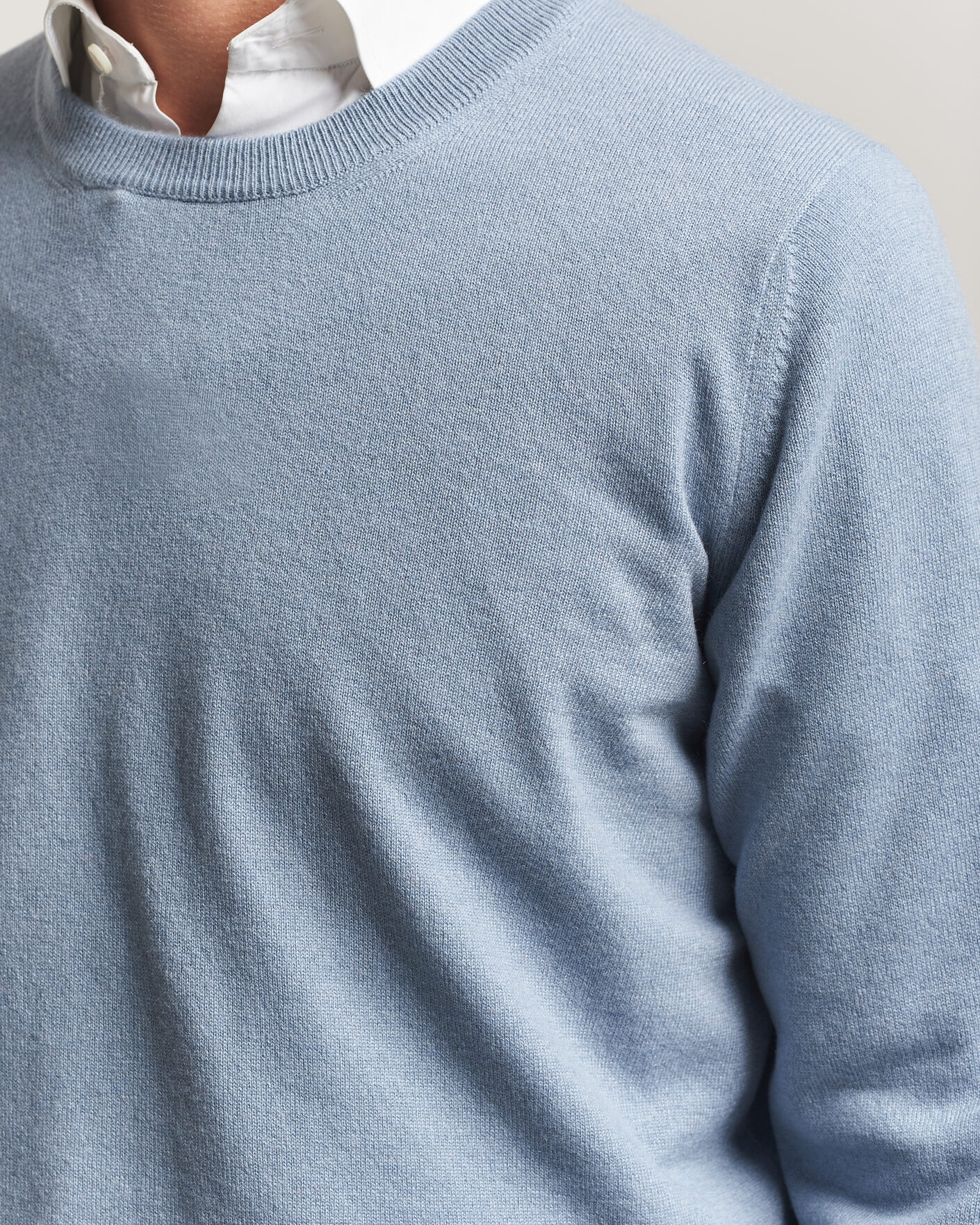 Mies | Puserot | Brunello Cucinelli | 2 Ply Cashmere Pullover Denim Blue