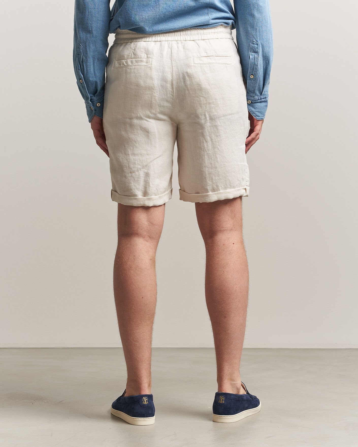 Mies | Shortsit | Brunello Cucinelli | Drawstring Shorts Off White