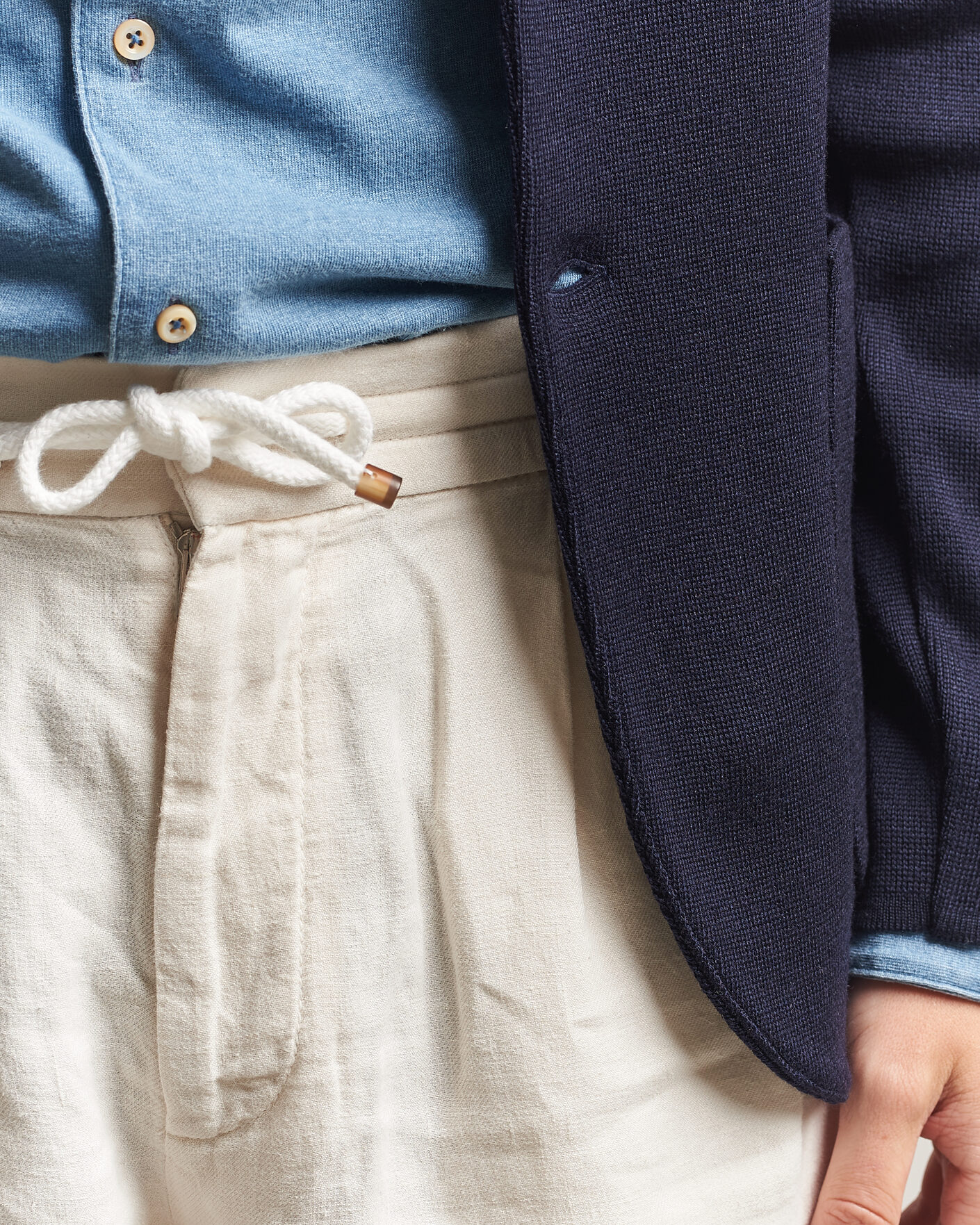 Mies | Shortsit | Brunello Cucinelli | Drawstring Shorts Off White
