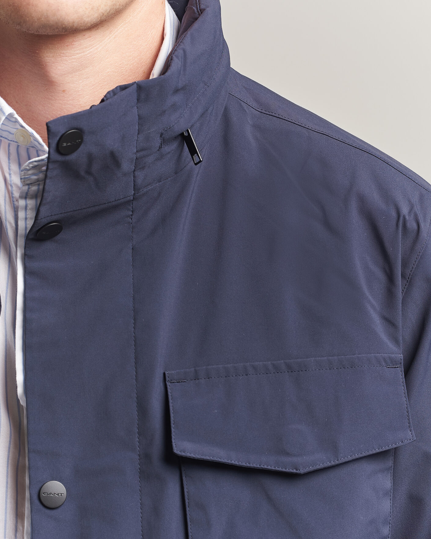 Mies | Takit | Gant | Lightweight 4-Pocket Field Jacket Evening Blue