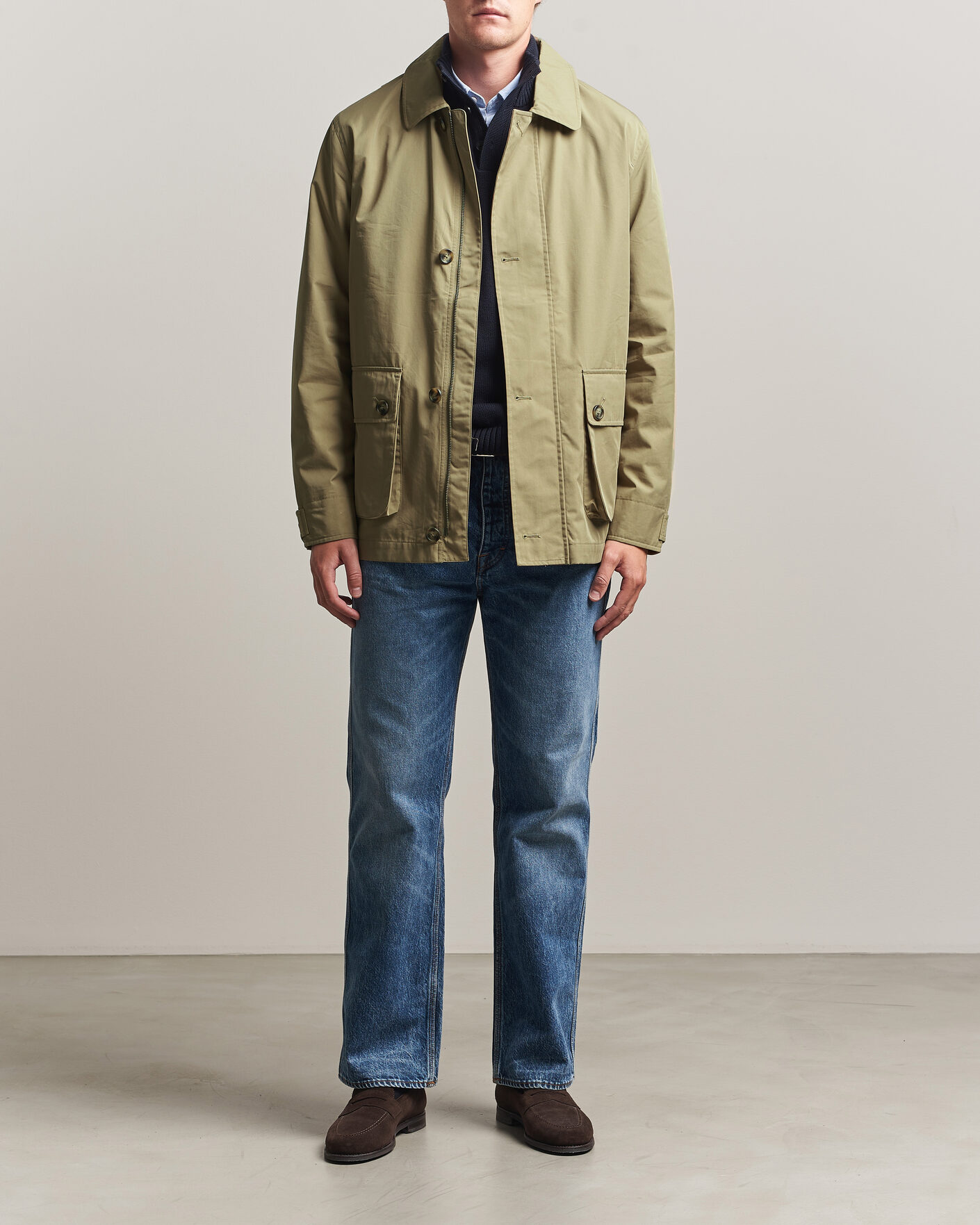 Mies | Takit | Gant | Cotton Barn Jacket Light Taupe