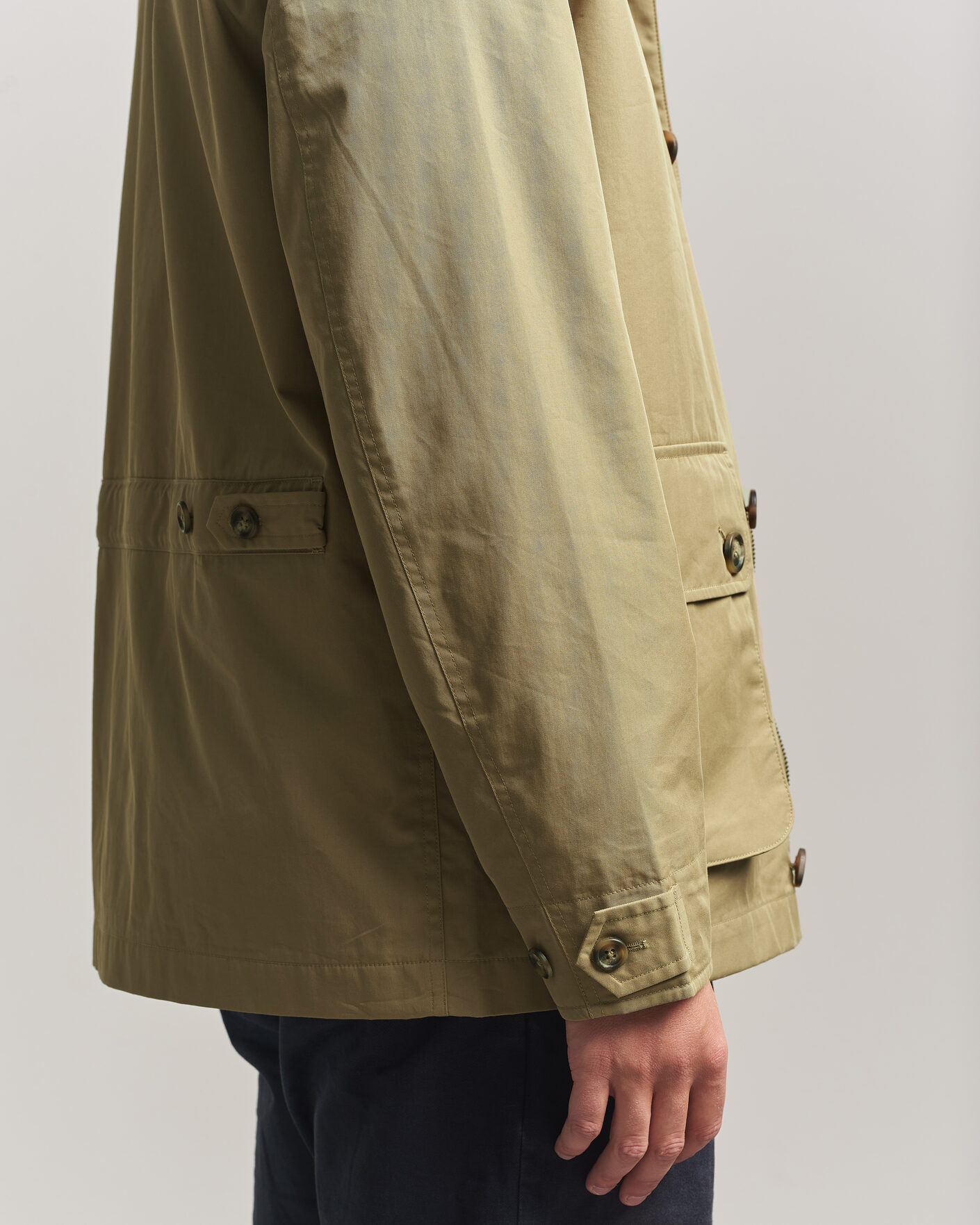 Mies | Takit | Gant | Cotton Barn Jacket Light Taupe