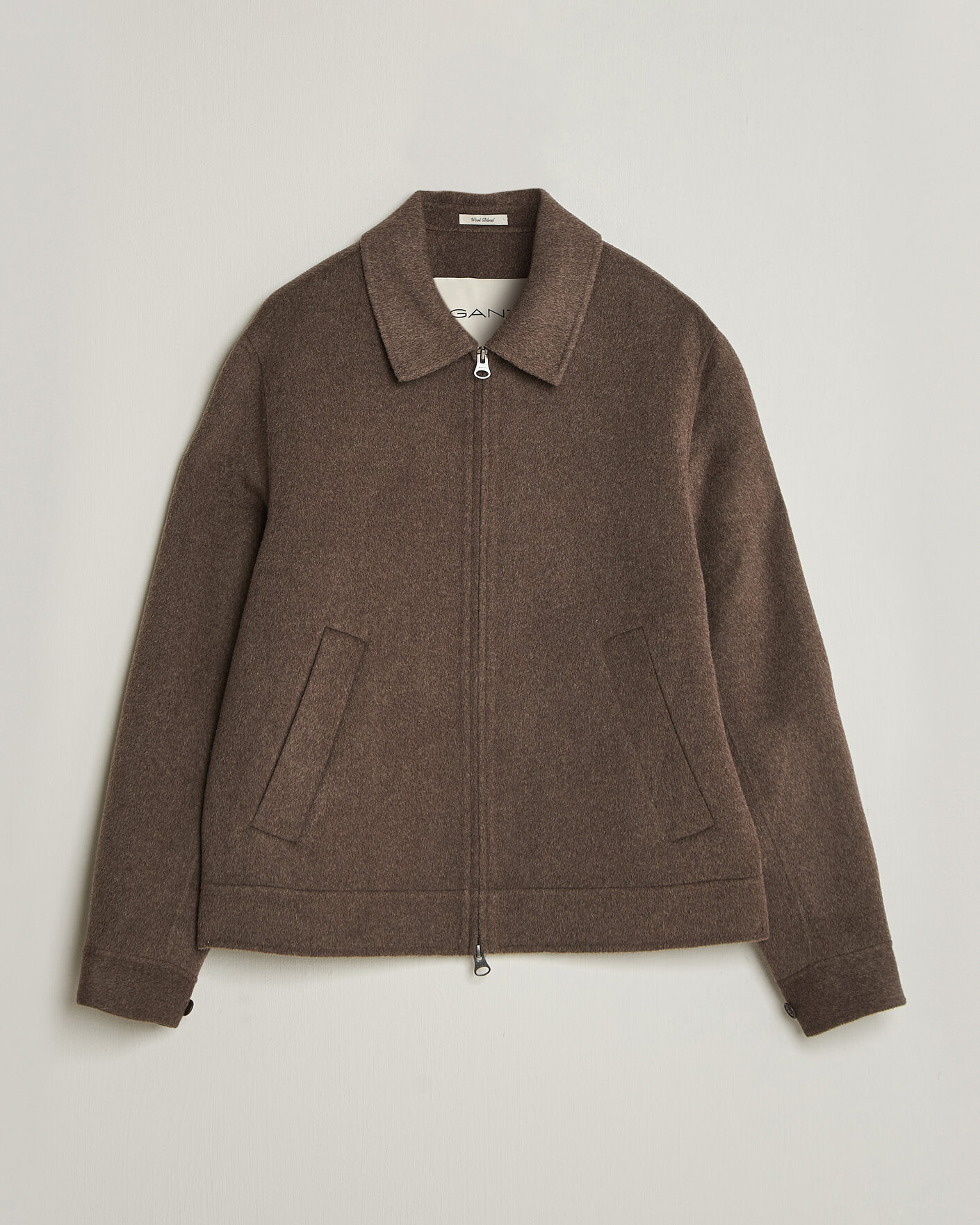 Mies | Takit | Gant | Handstitched Wool/Cashmere Jacket Shadow Brown