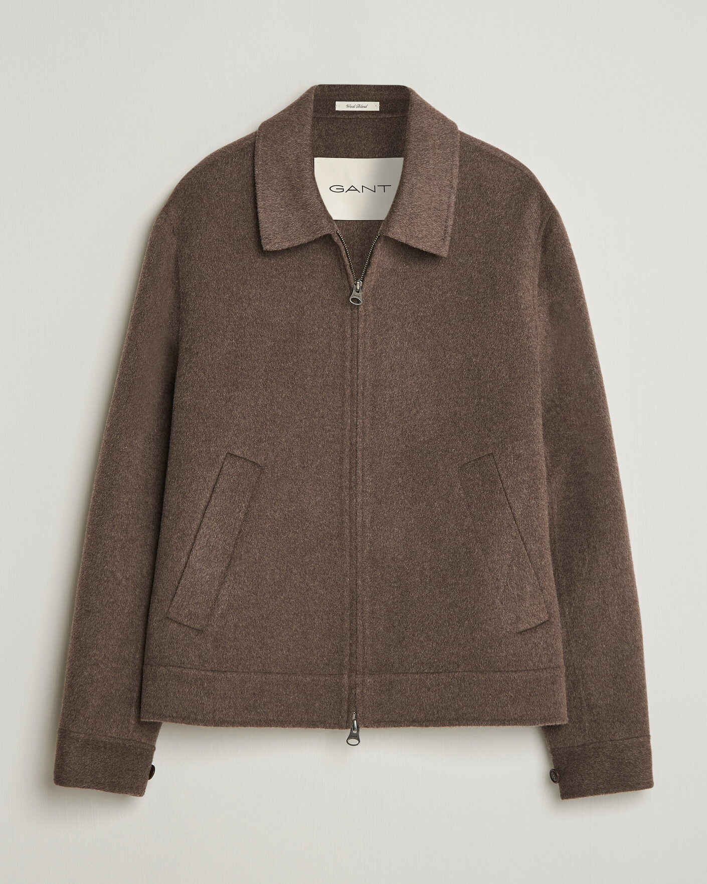 Mies | Takit | Gant | Handstitched Wool/Cashmere Jacket Shadow Brown