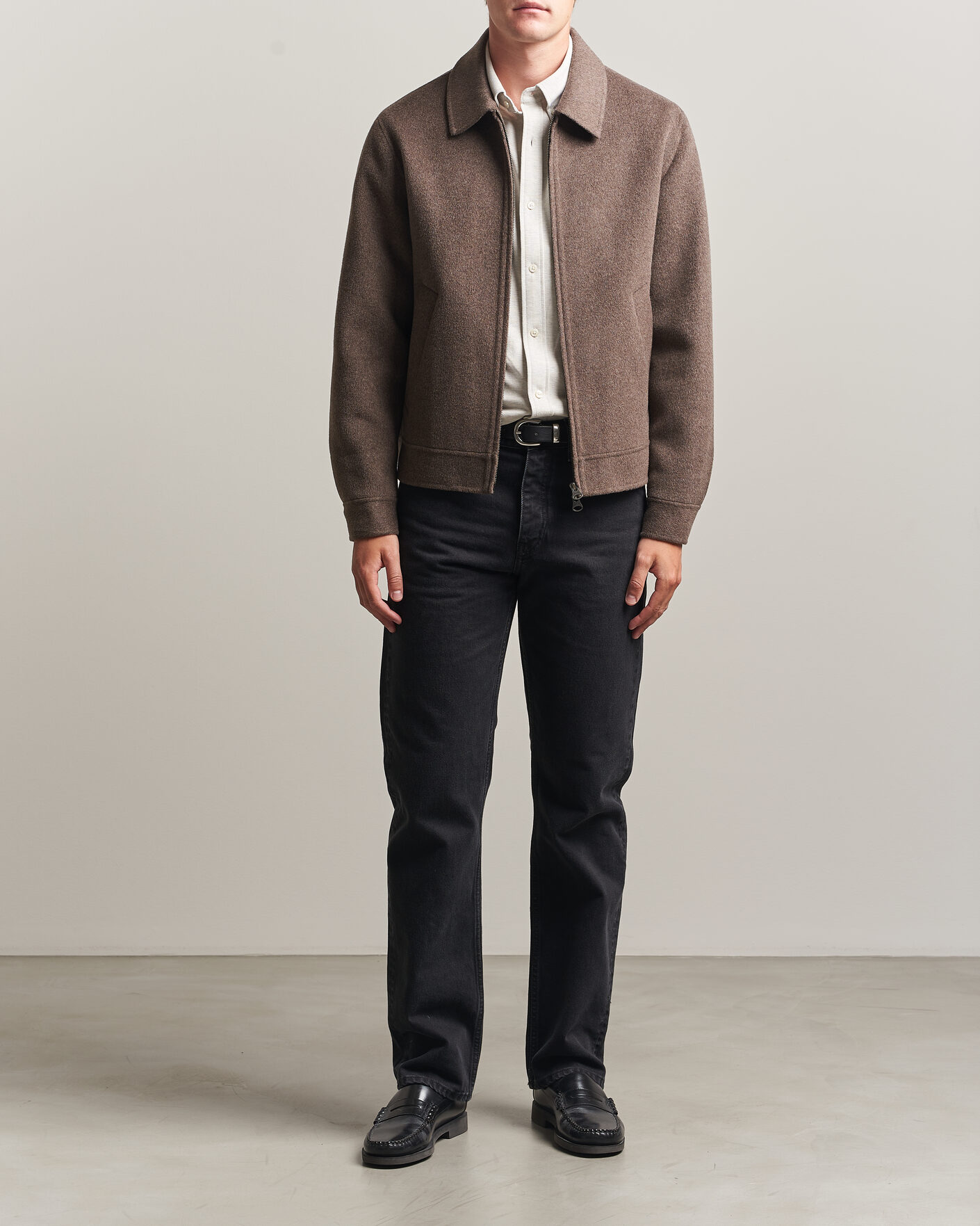 Mies | Takit | Gant | Handstitched Wool/Cashmere Jacket Shadow Brown