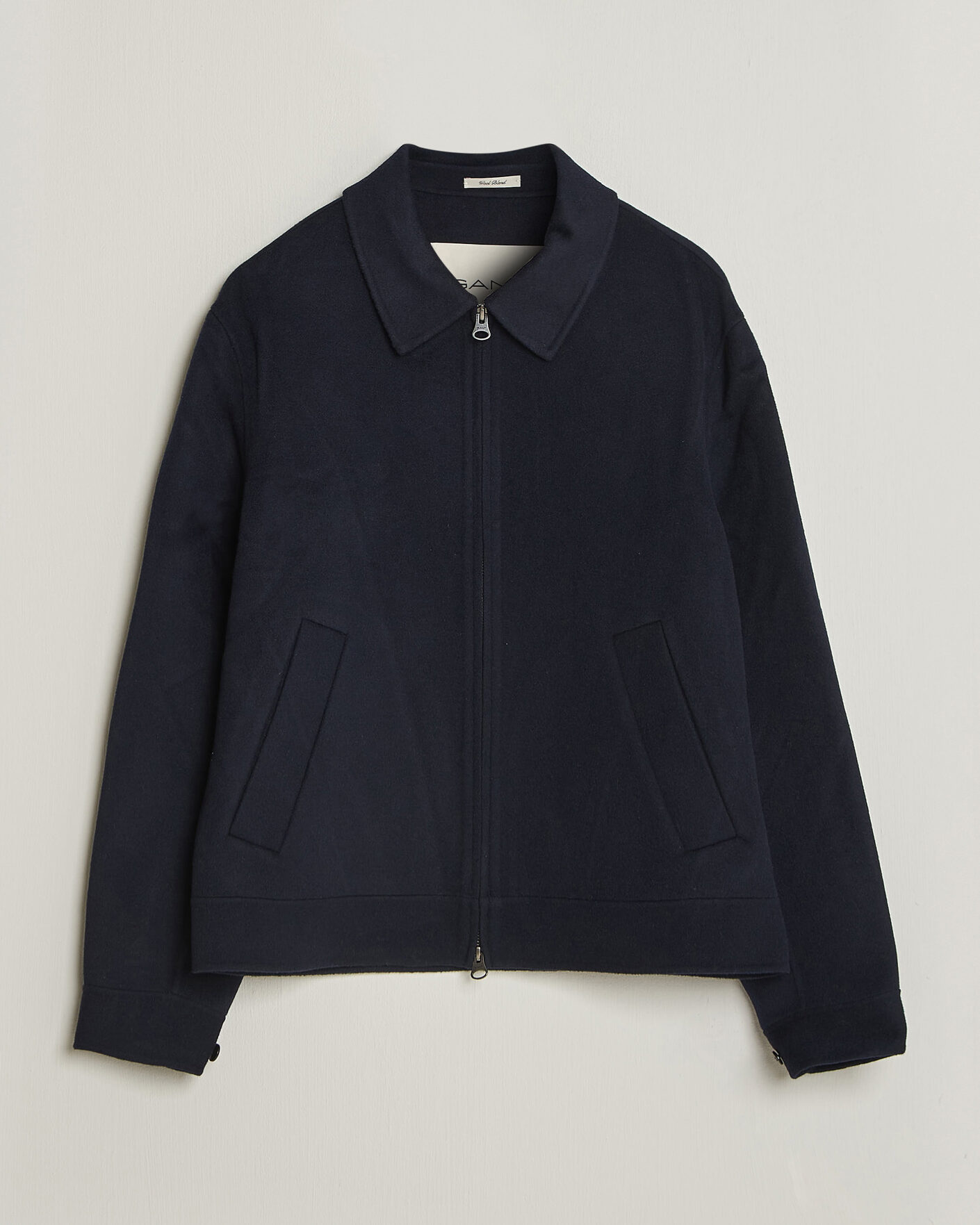 Mies | Takit | Gant | Handstitched Wool/Cashmere Jacket Evening Blue