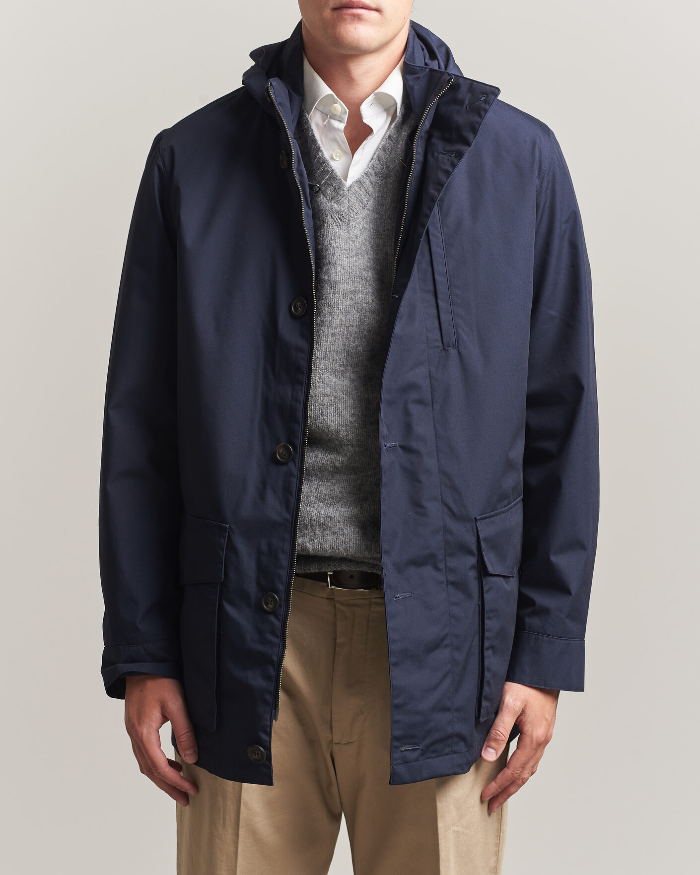 Mies | Takit | Gant | Double Jacket Evening Blue