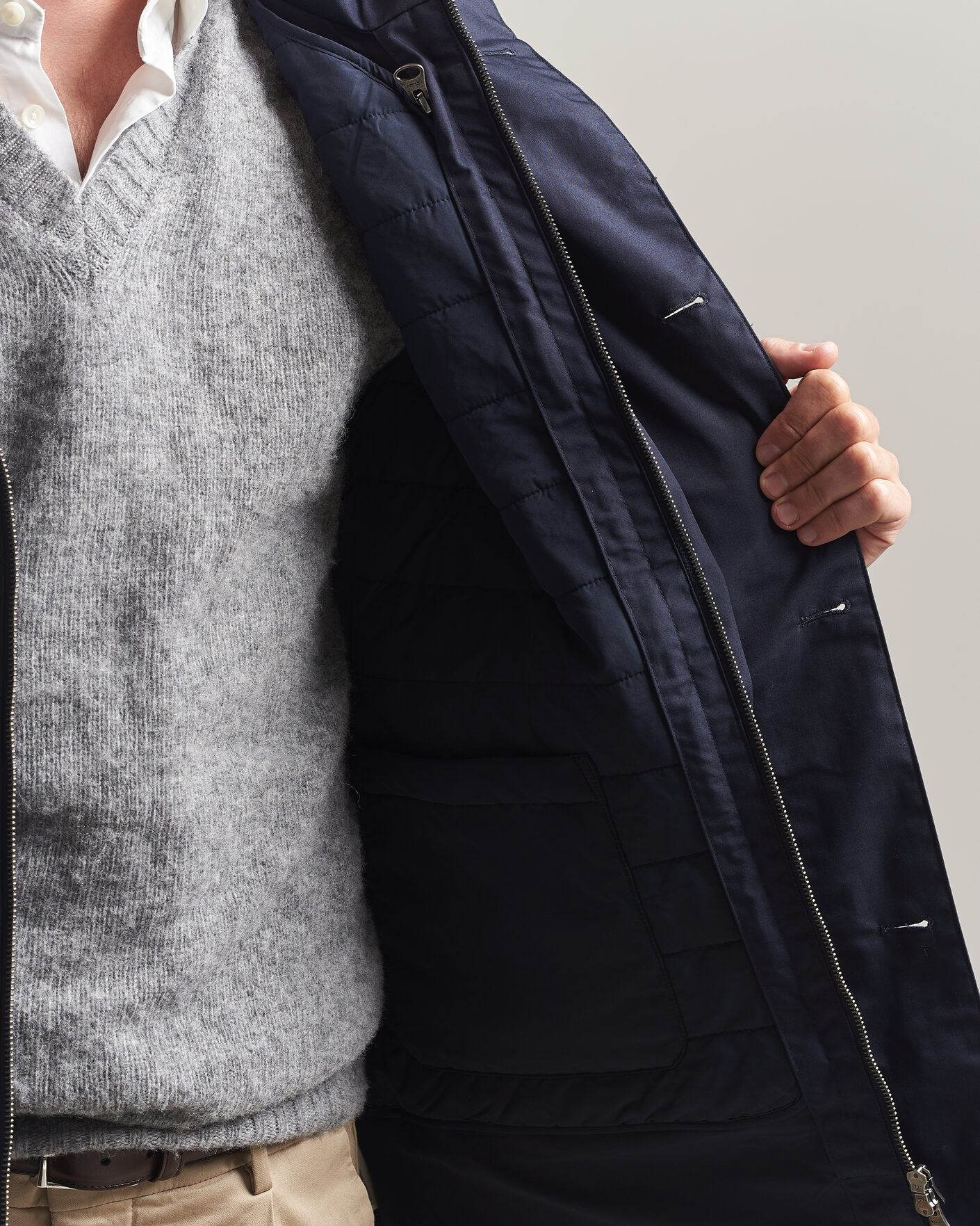 Mies | Takit | Gant | Double Jacket Evening Blue
