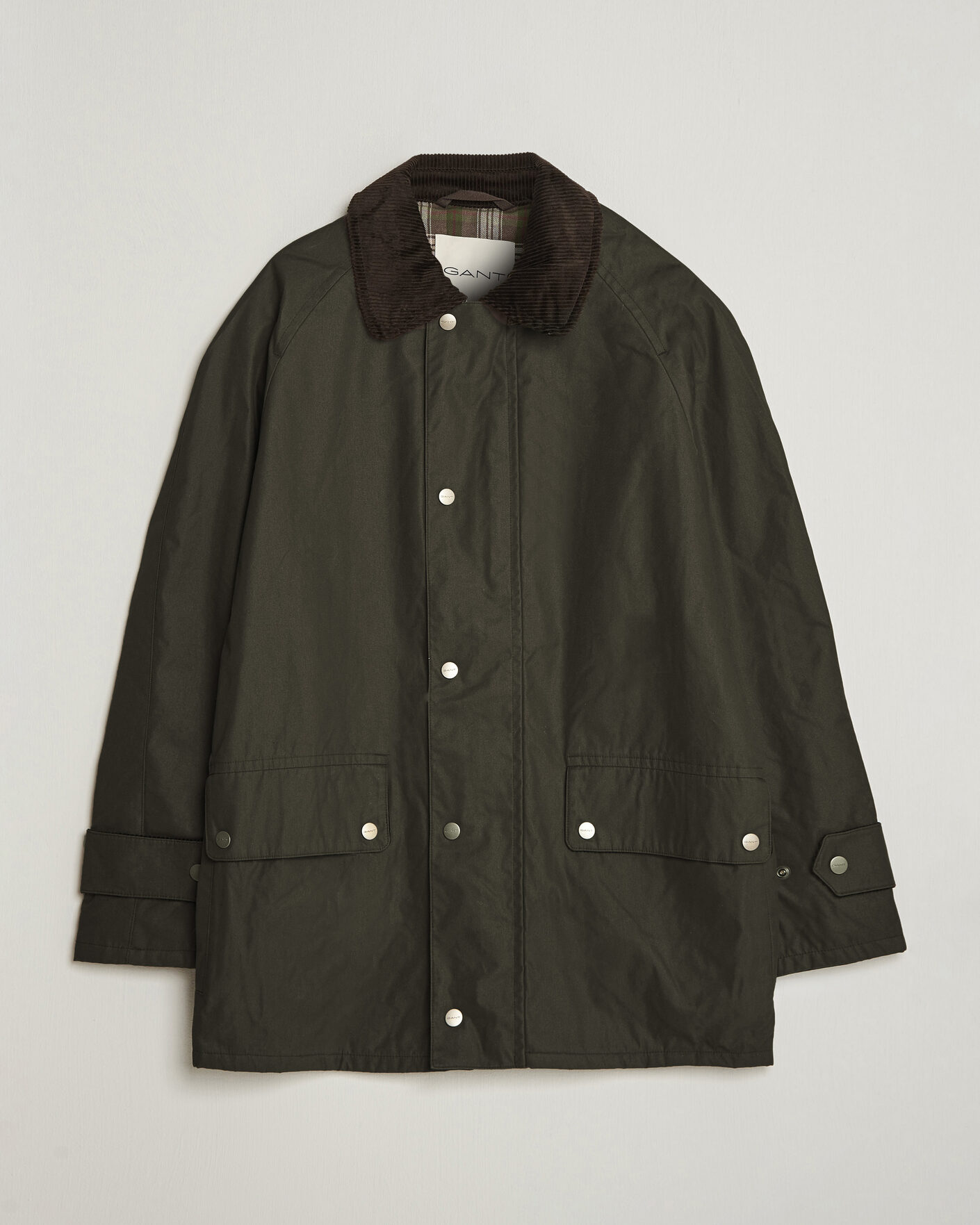 Mies | Takit | Gant | Waxed Barn Jacket Black Brown