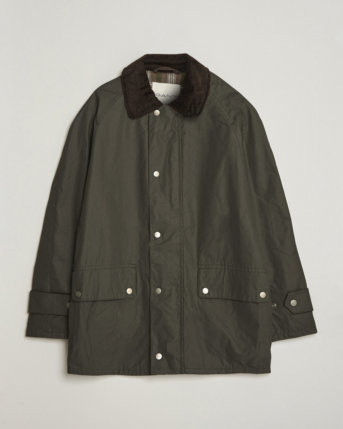 Mies | Takit | Gant | Waxed Barn Jacket Black Brown