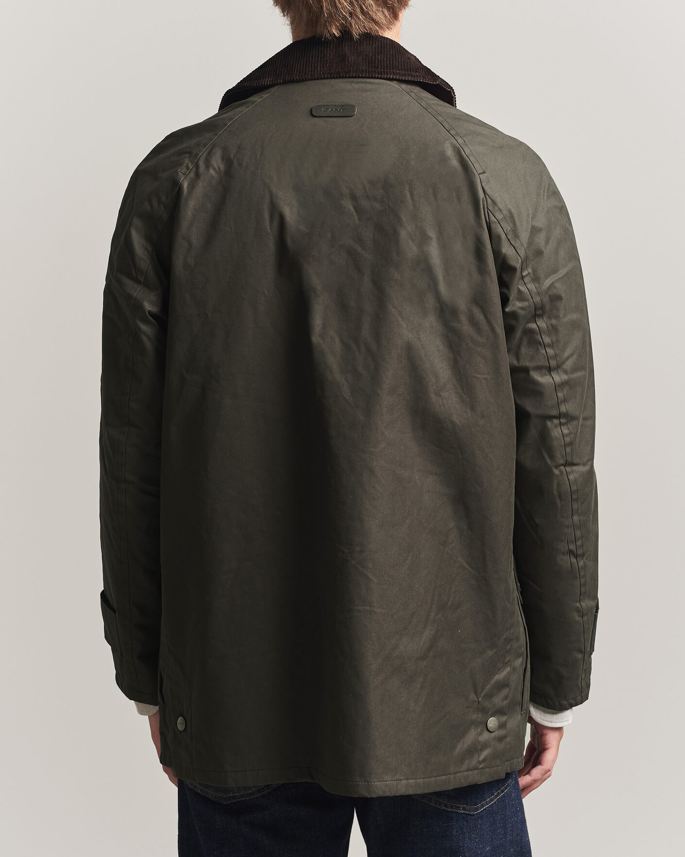 Mies | Takit | Gant | Waxed Barn Jacket Black Brown