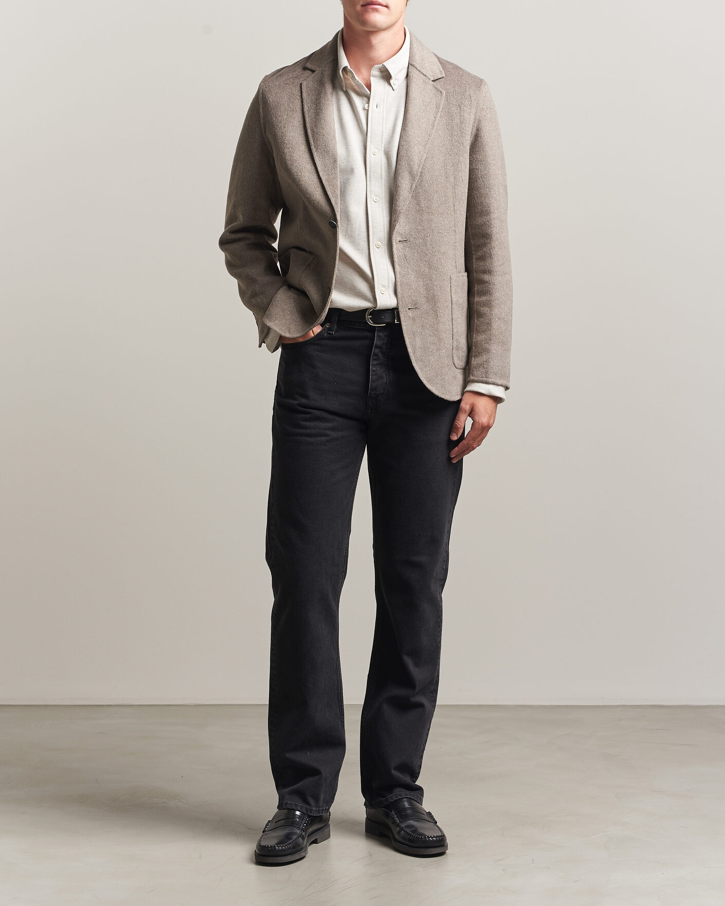 Mies | Pikkutakit | Gant | Handstitched Unlined Blazer Mist Taupe