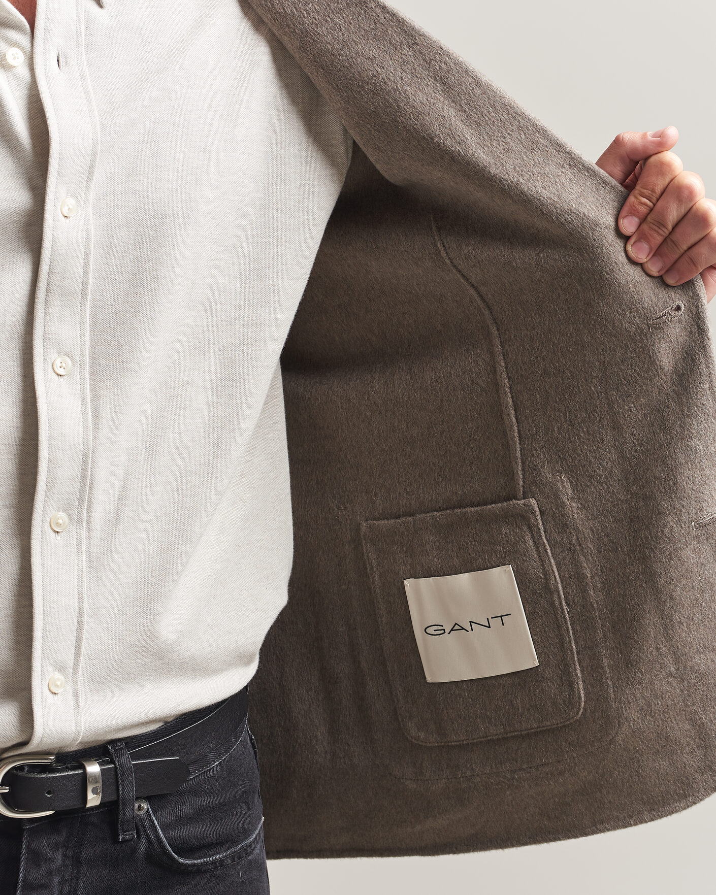 Mies | Pikkutakit | Gant | Handstitched Unlined Blazer Mist Taupe