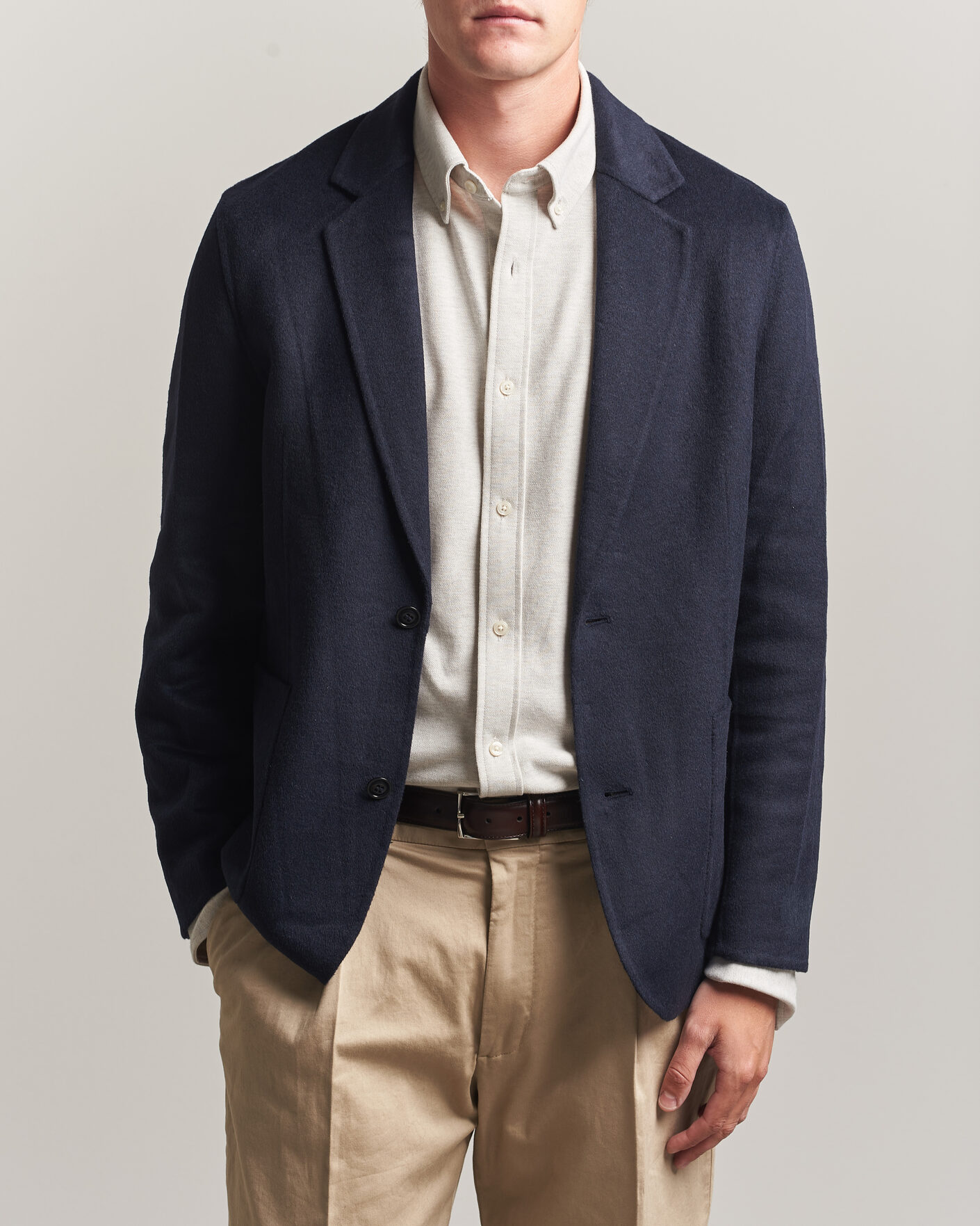 Mies | Pikkutakit | Gant | Handstitched Unlined Blazer Evening Blue