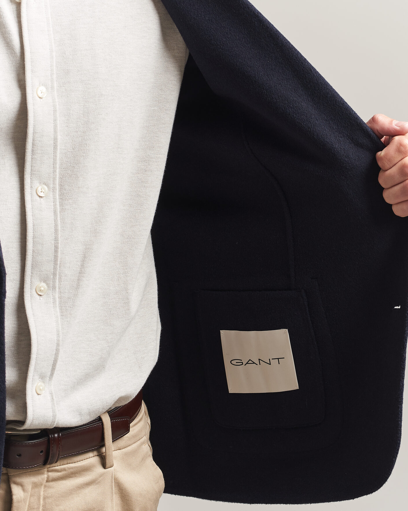Mies | Pikkutakit | Gant | Handstitched Unlined Blazer Evening Blue
