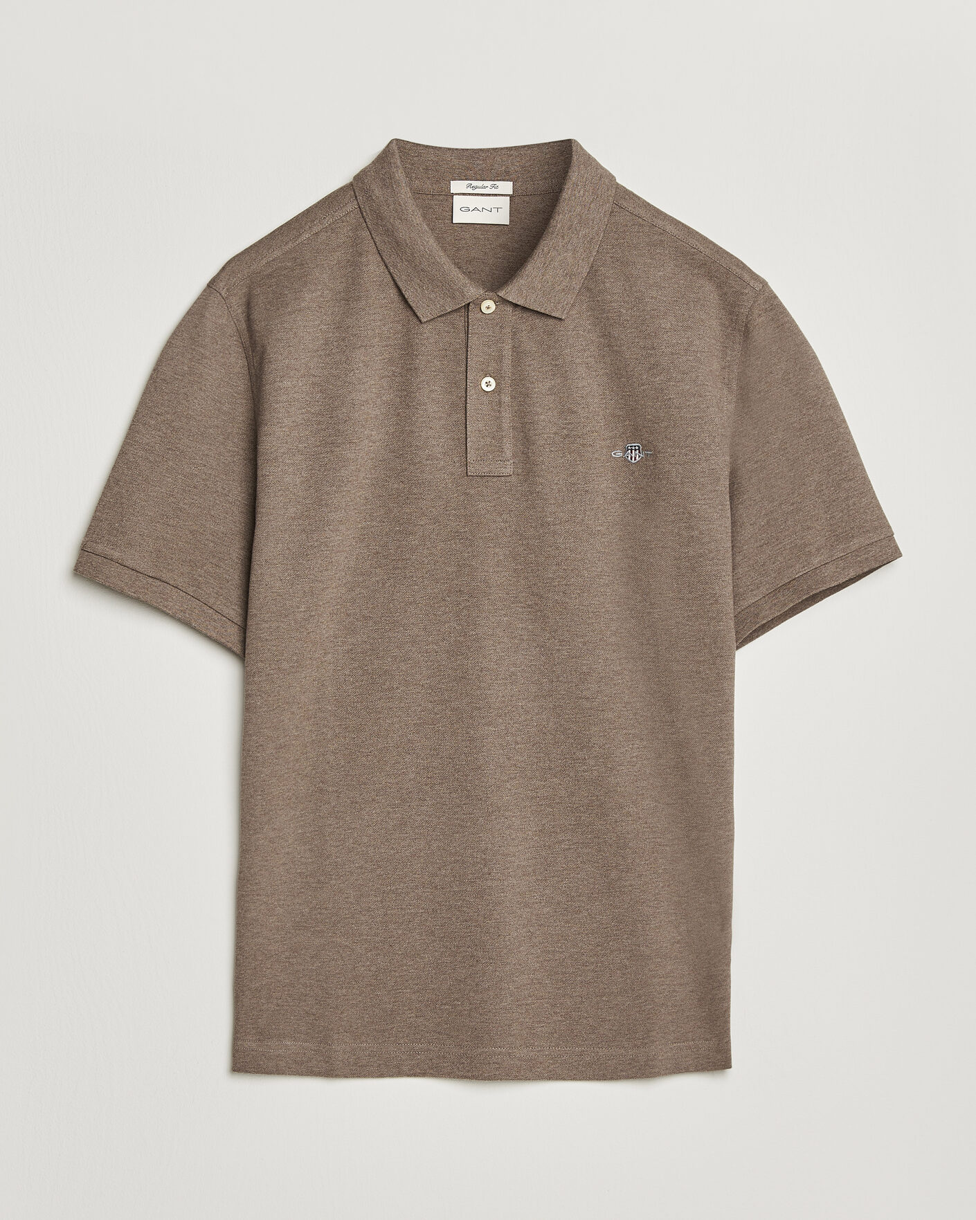 Mies | Pikeet | Gant | The Original Polo Dark Hazelnut Melange