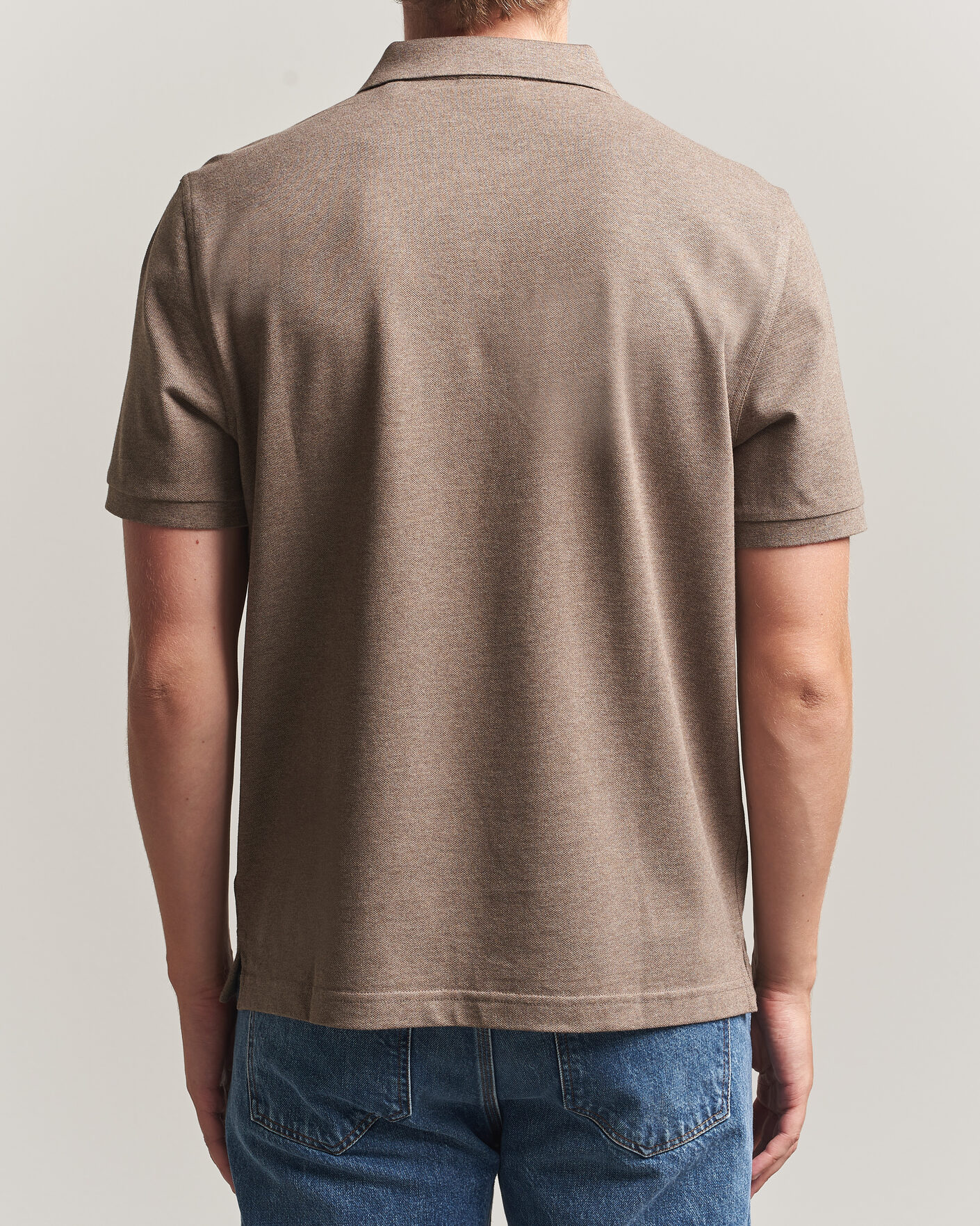 Mies | Pikeet | Gant | The Original Polo Dark Hazelnut Melange