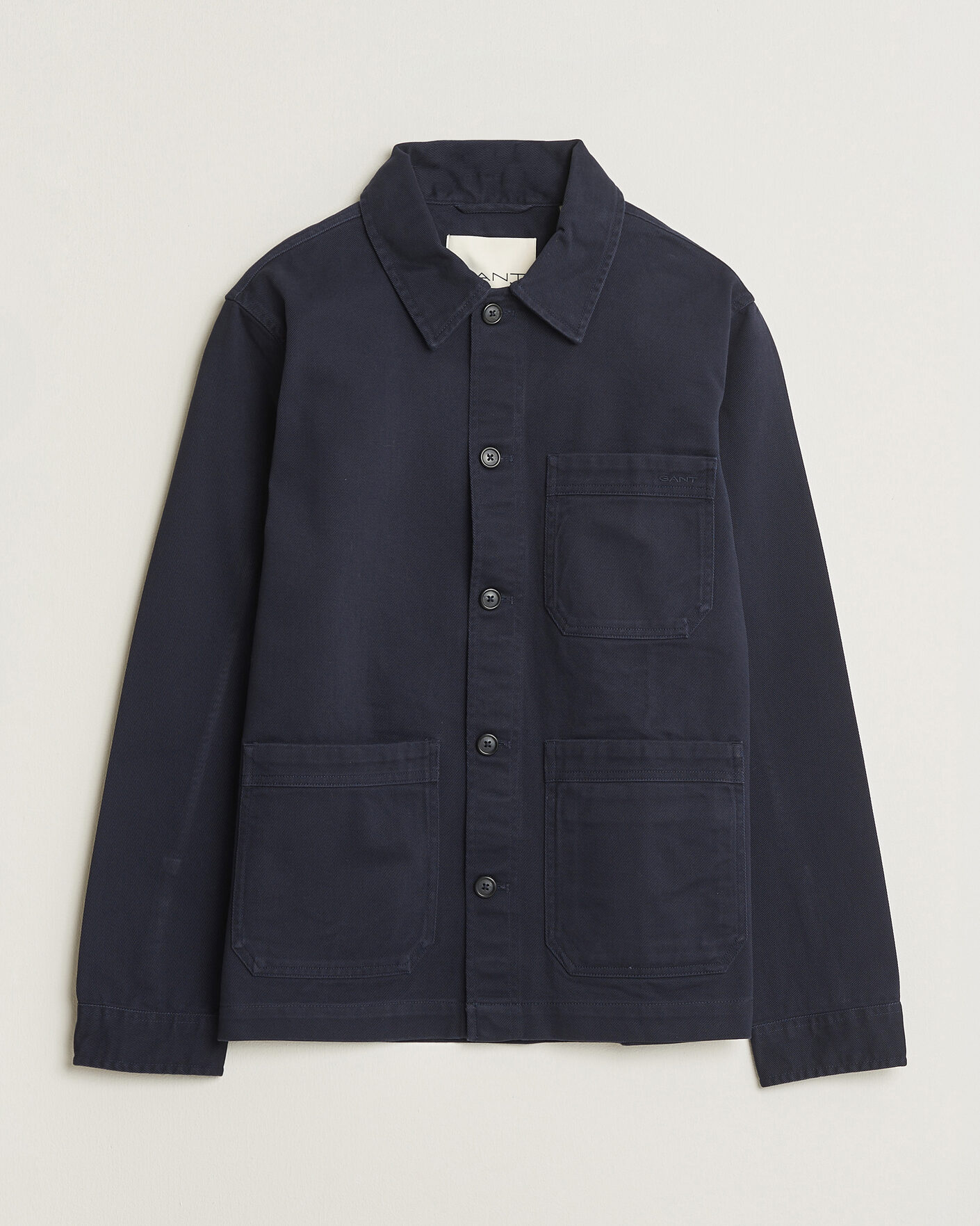Mies | Kauluspaidat | Gant | Regular Fit Brushed Twill Overshirt Evening Blue