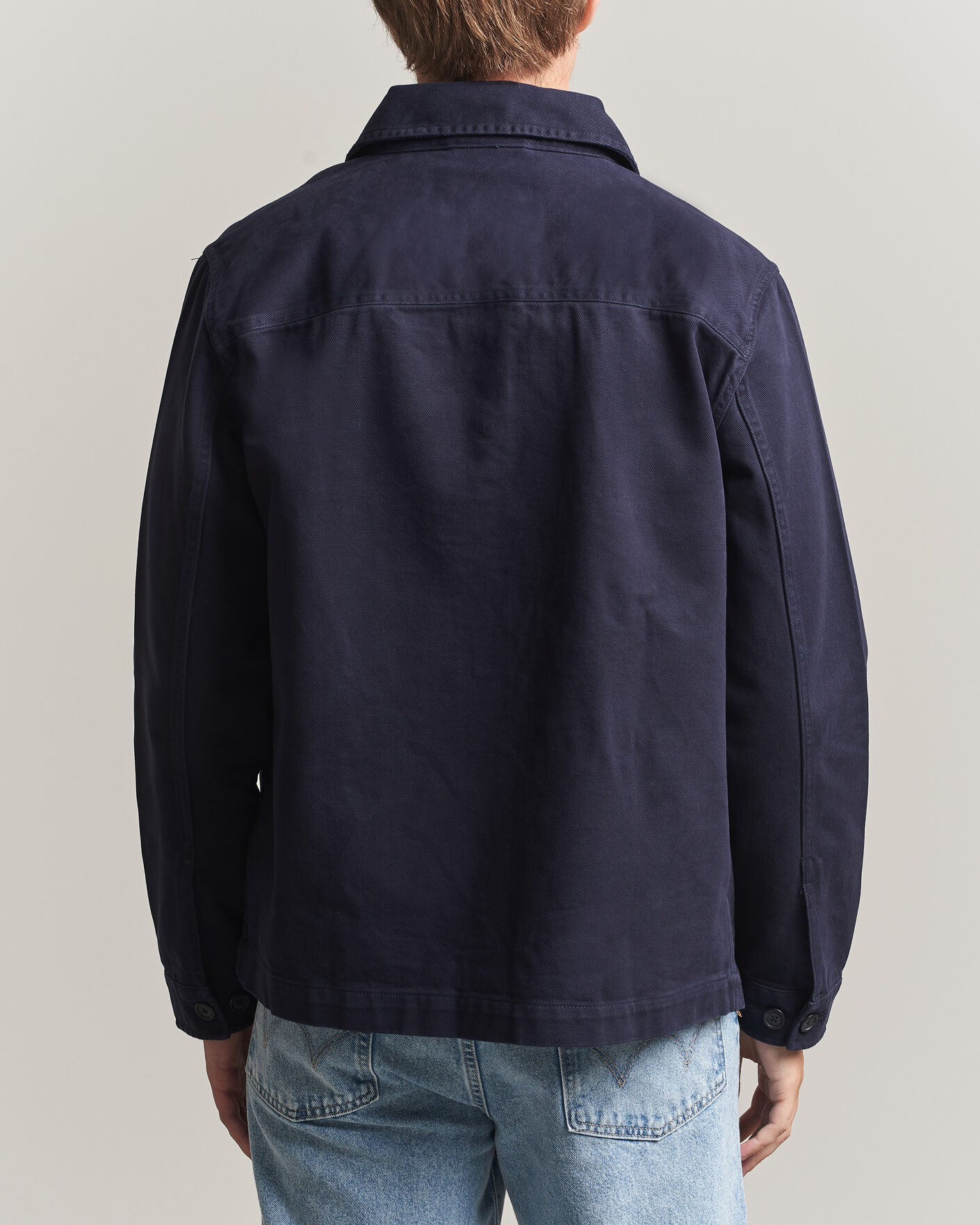 Mies | Kauluspaidat | Gant | Regular Fit Brushed Twill Overshirt Evening Blue