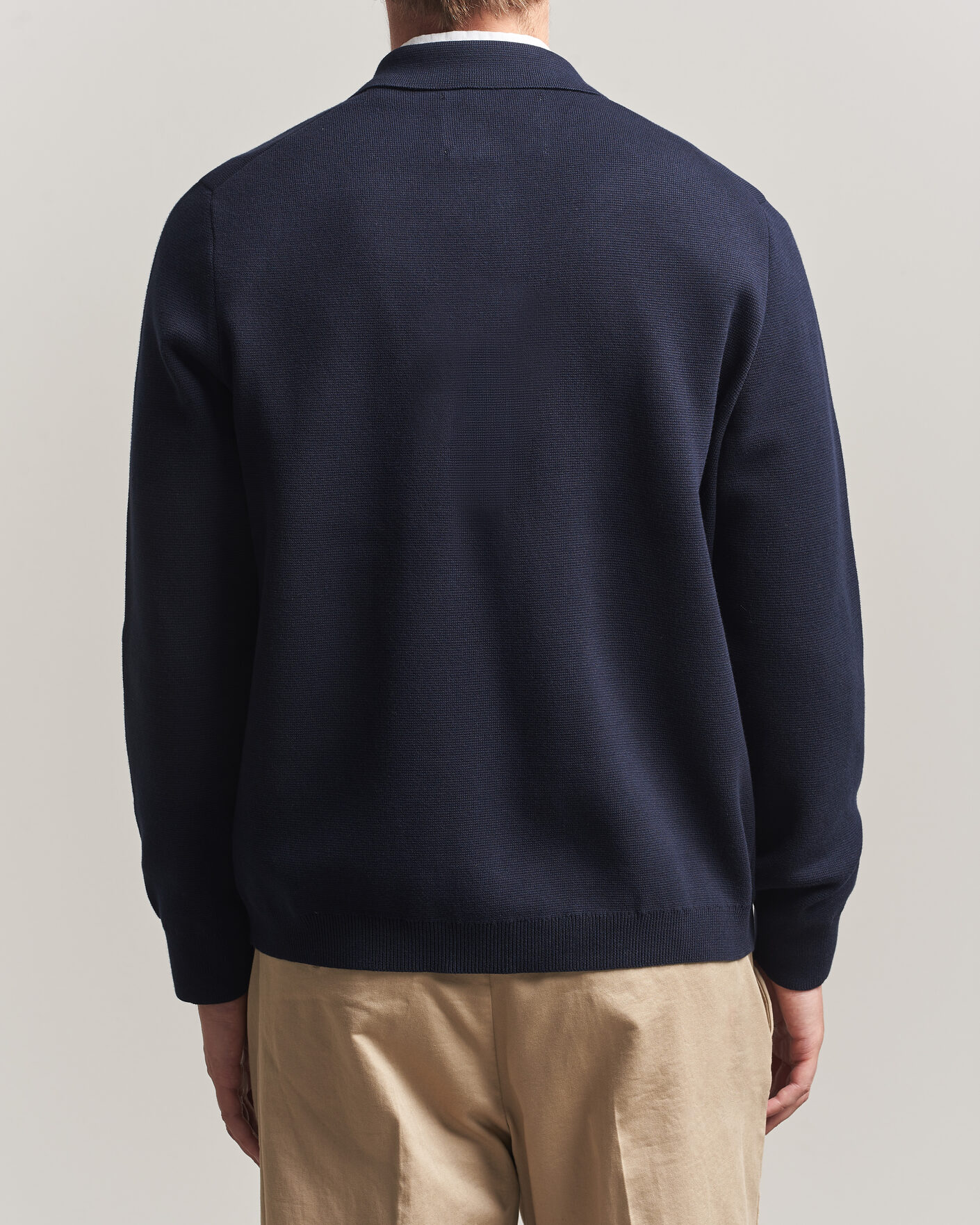 Mies | Puserot | Gant | Milano Knitted Cardigan Evening Blue