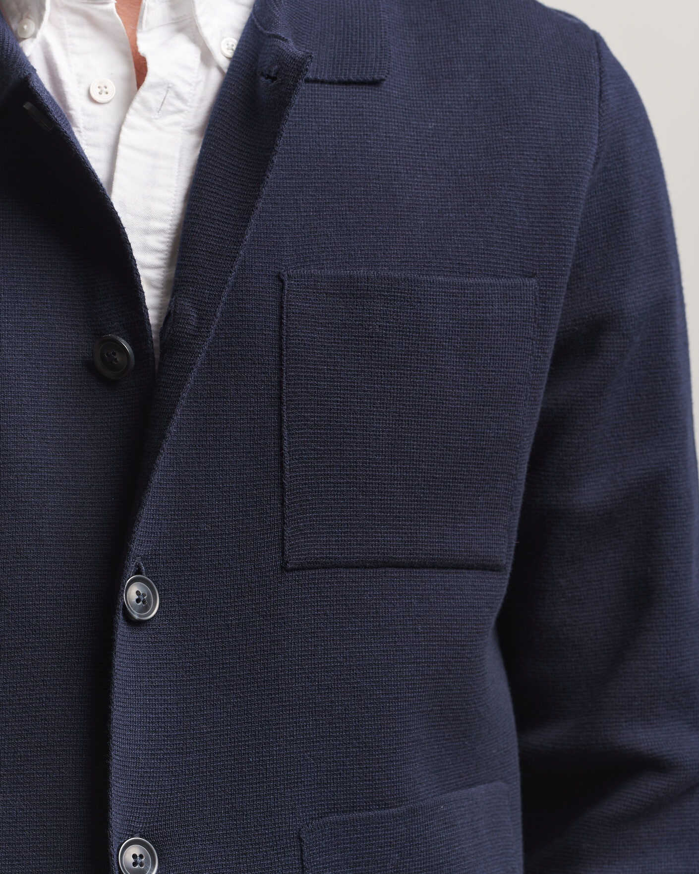 Mies | Puserot | Gant | Milano Knitted Cardigan Evening Blue