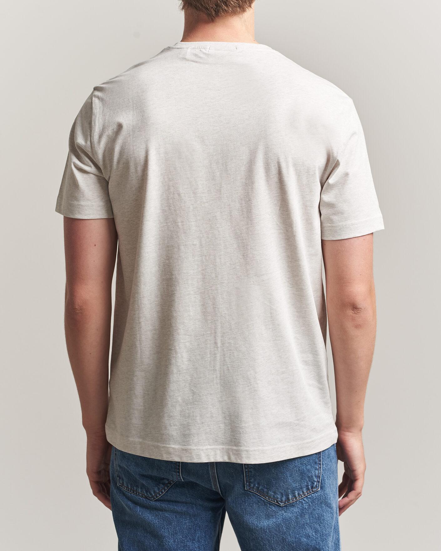 Mies | T-paidat | Gant | The Original T-Shirt Glacier Melange