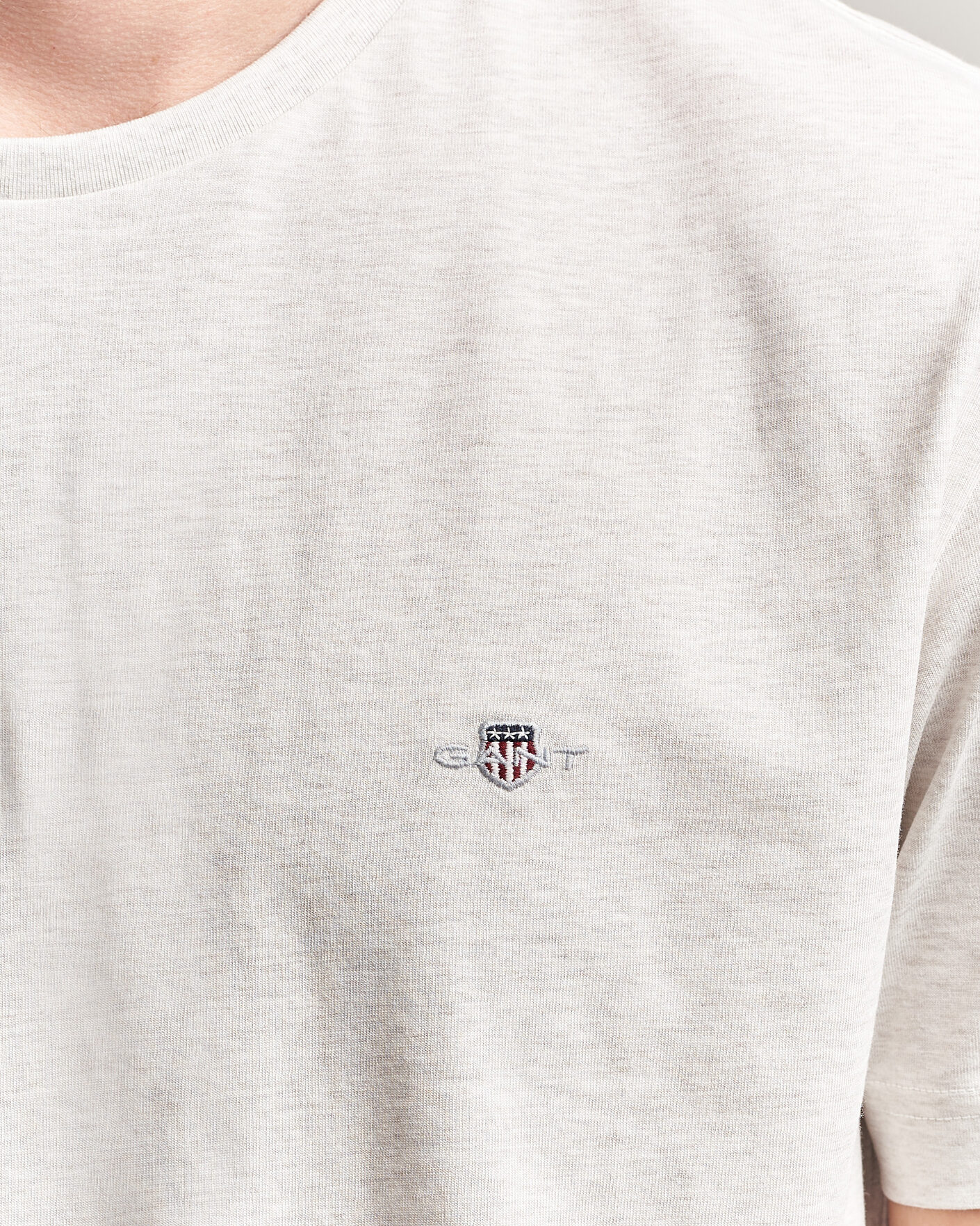 Mies | T-paidat | Gant | The Original T-Shirt Glacier Melange